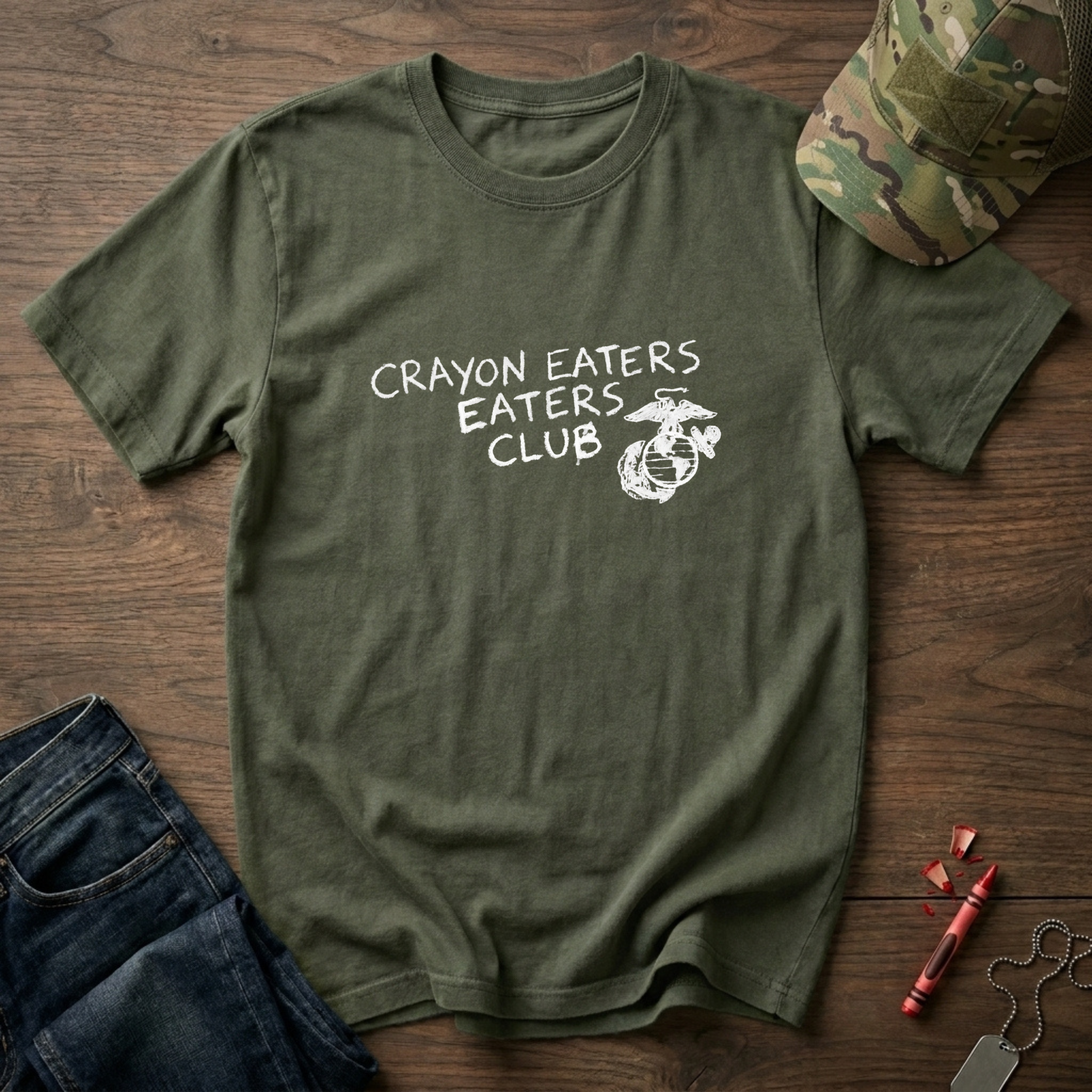 Crayon Eaters Club Smudge - Premium T-Shirt