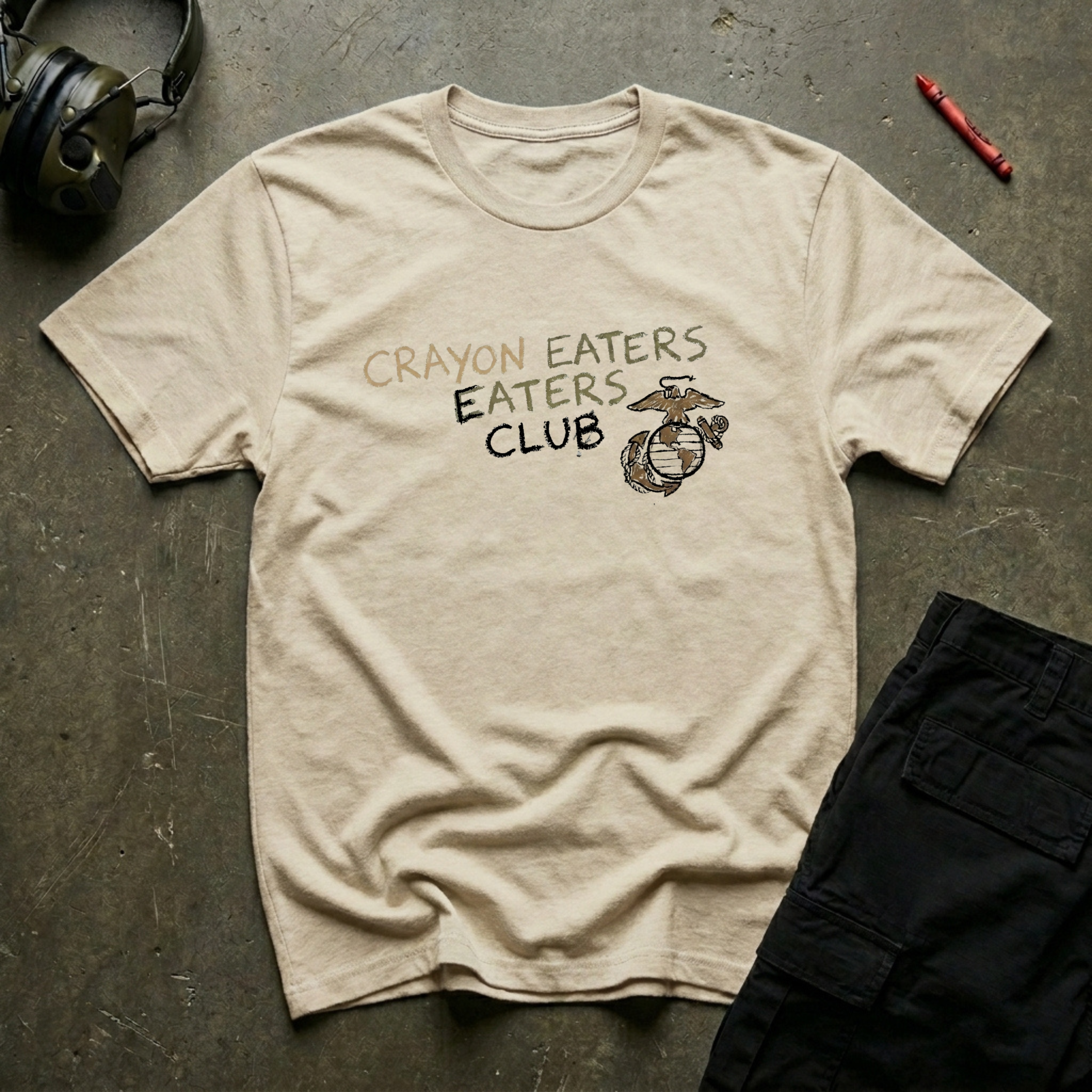 Crayon Eaters Club Smudge - Premium T-Shirt