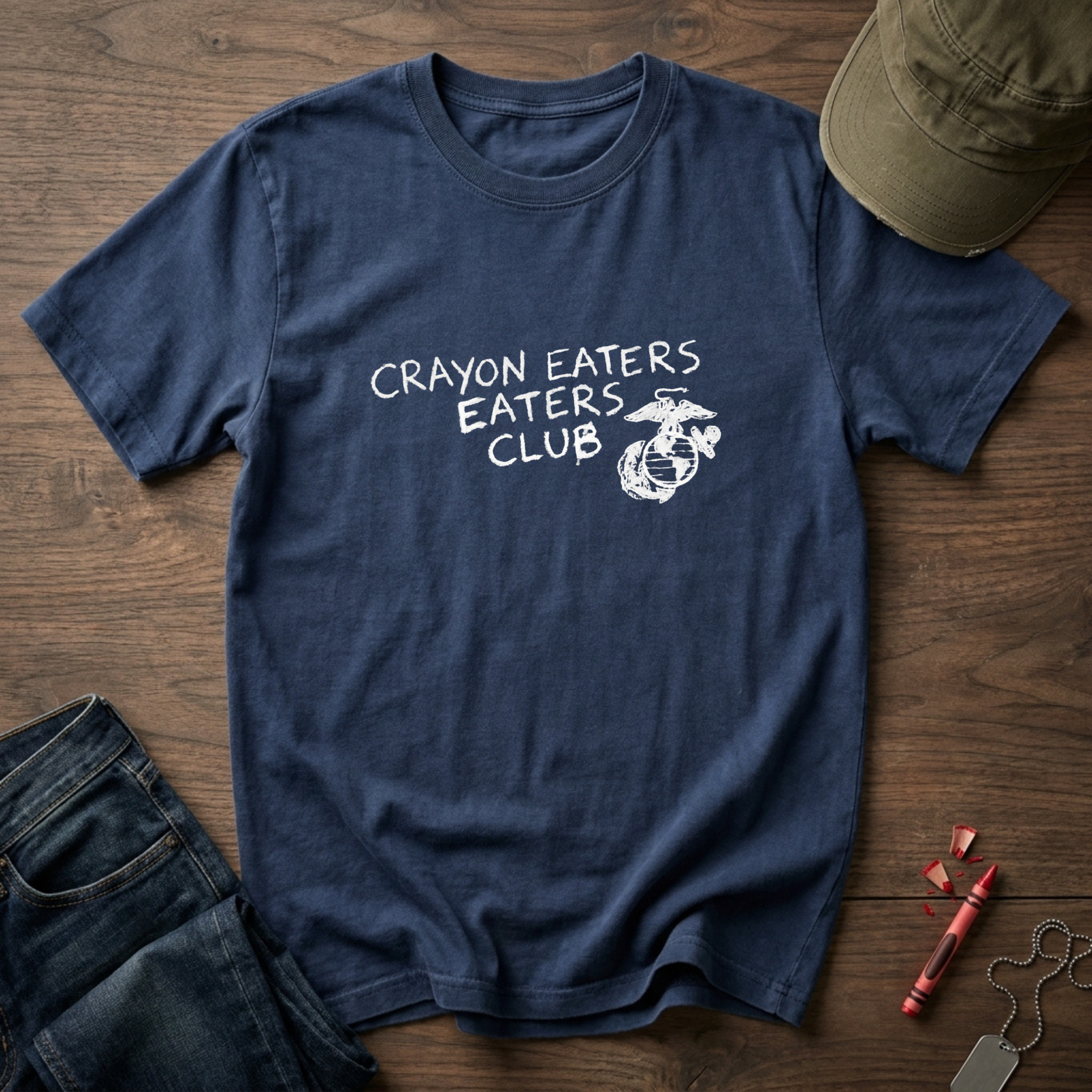Crayon Eaters Club Smudge - Premium T-Shirt