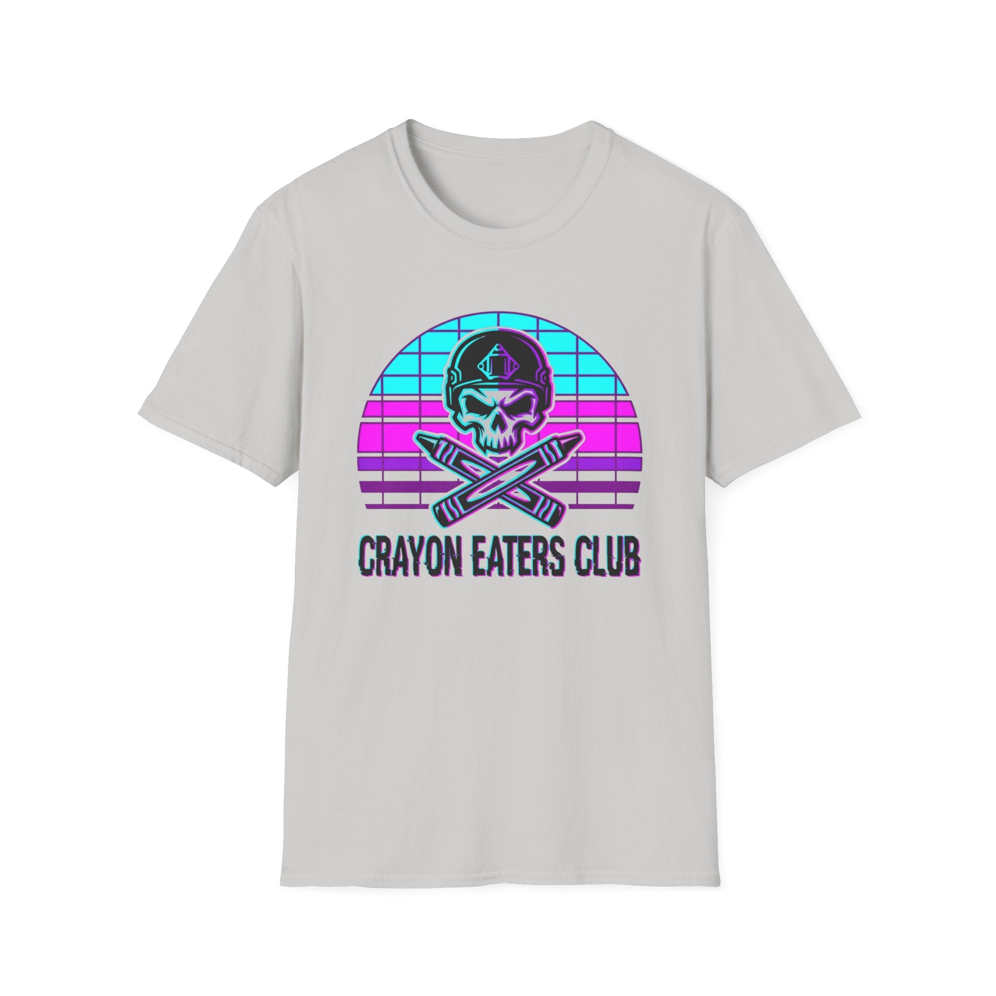 Retro Sun Cross Crayons - Premium T-Shirt
