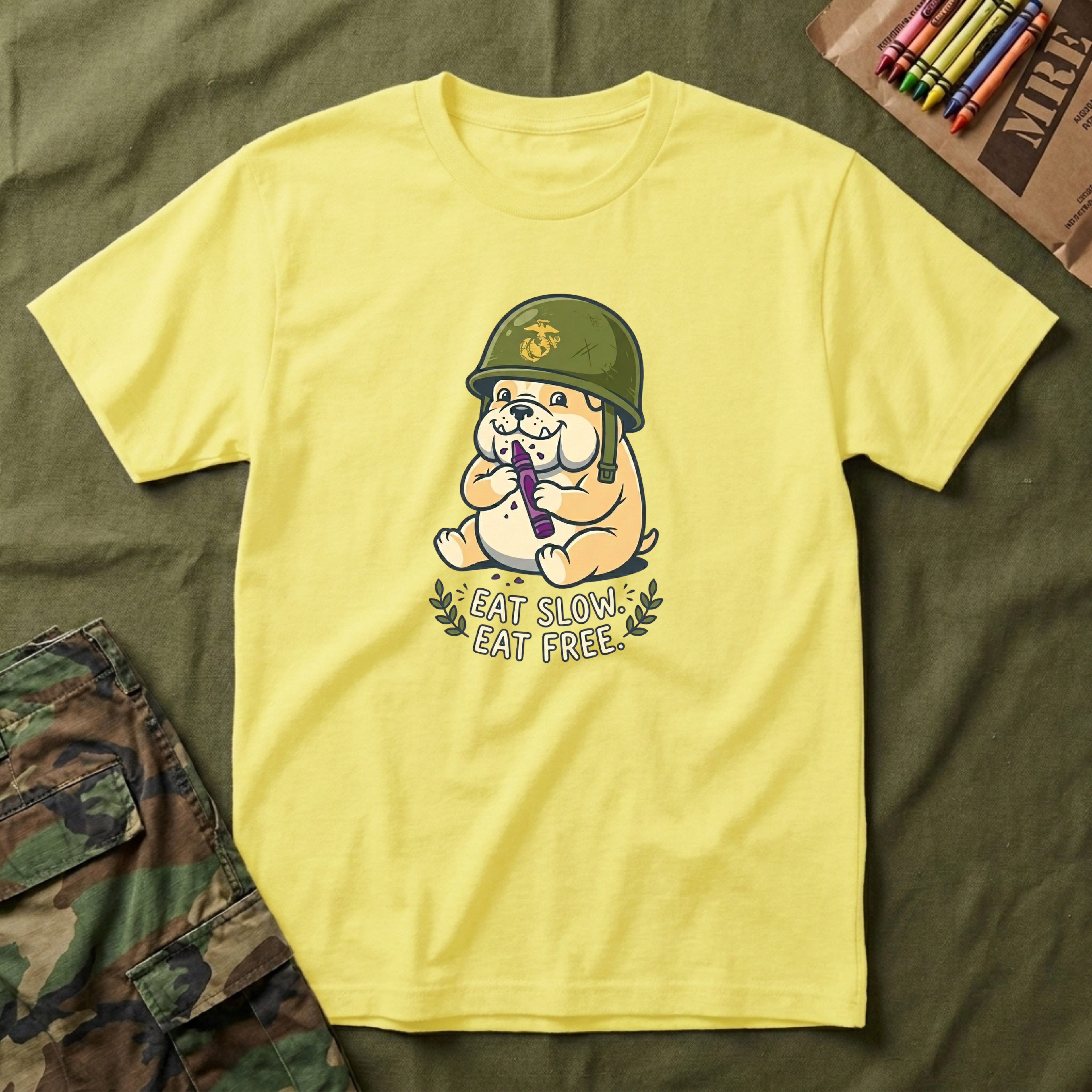 Hungry Bulldog - Premium T-Shirt