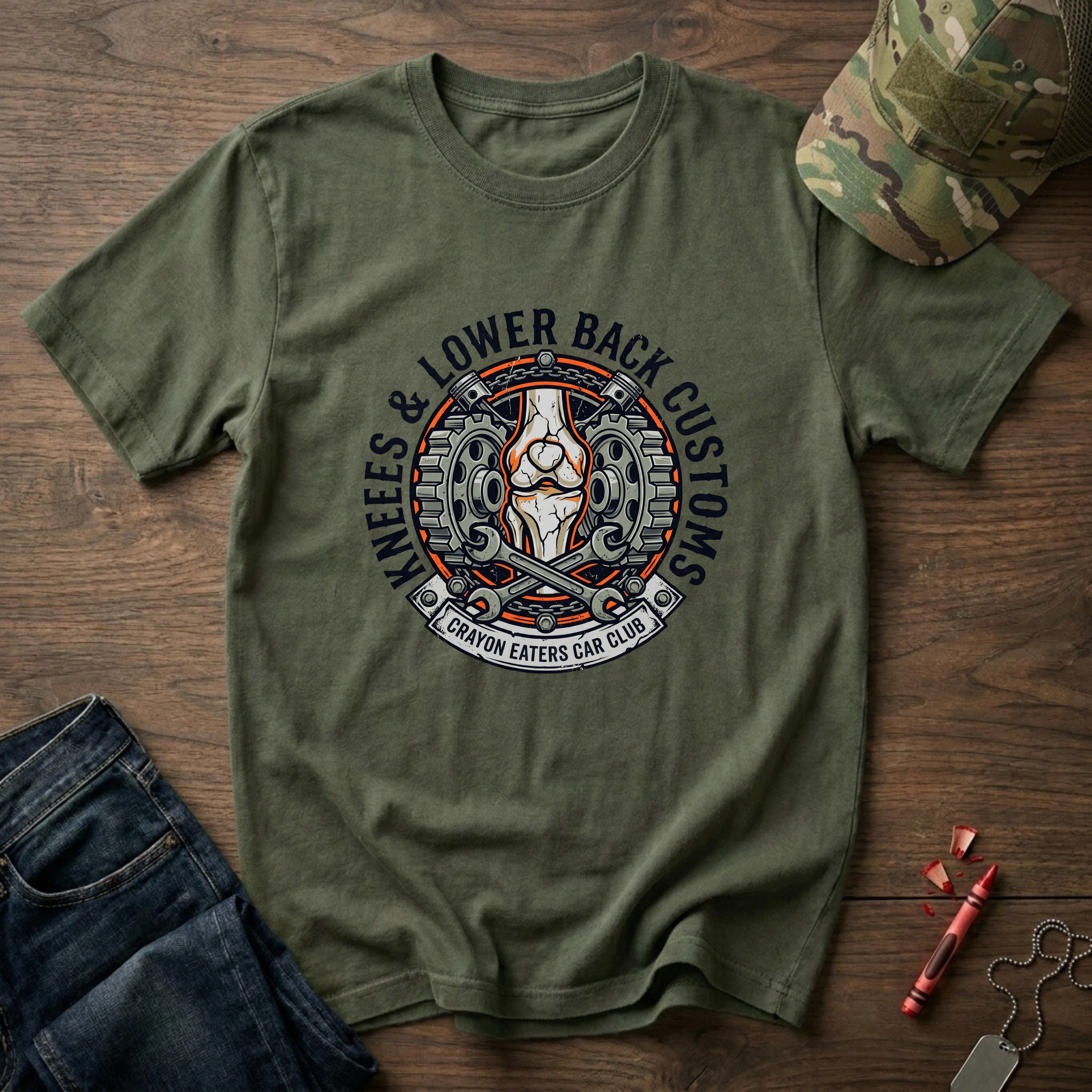 Knees & Lower Back Customs - Premium T-Shirt
