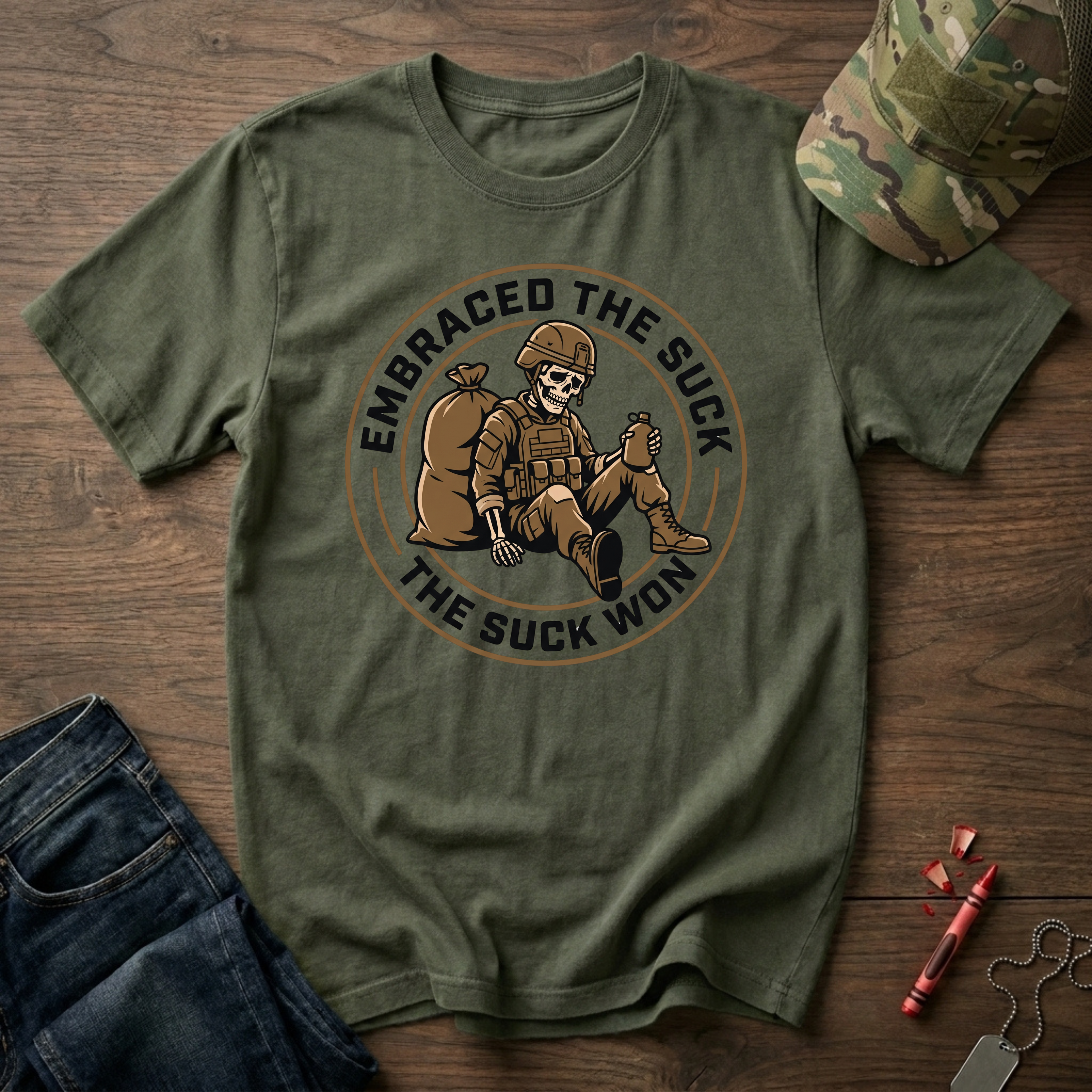Embraced The Suck - Premium T-Shirt
