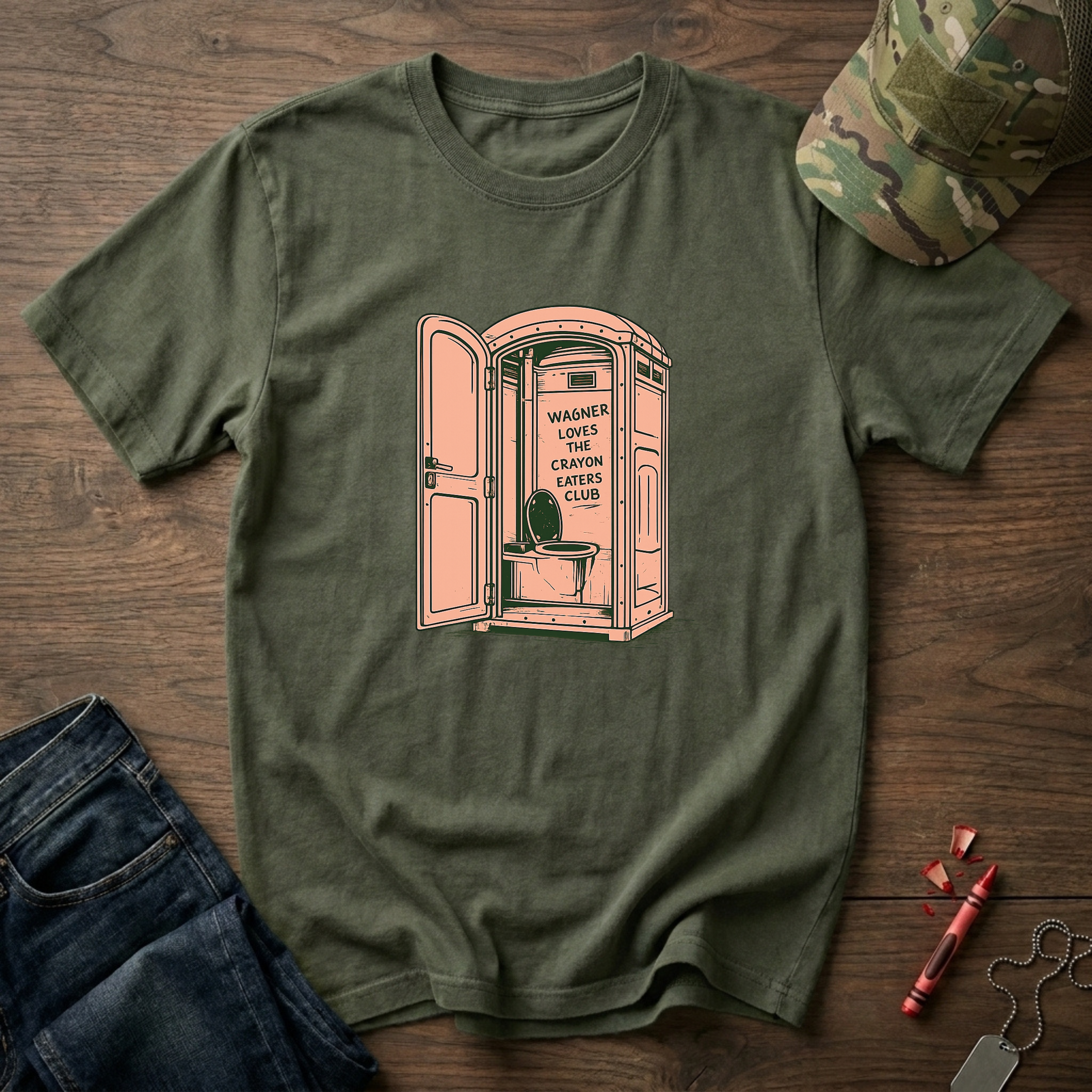 Wagner Loves the Crayon Eaters Club - Premium T-Shirt