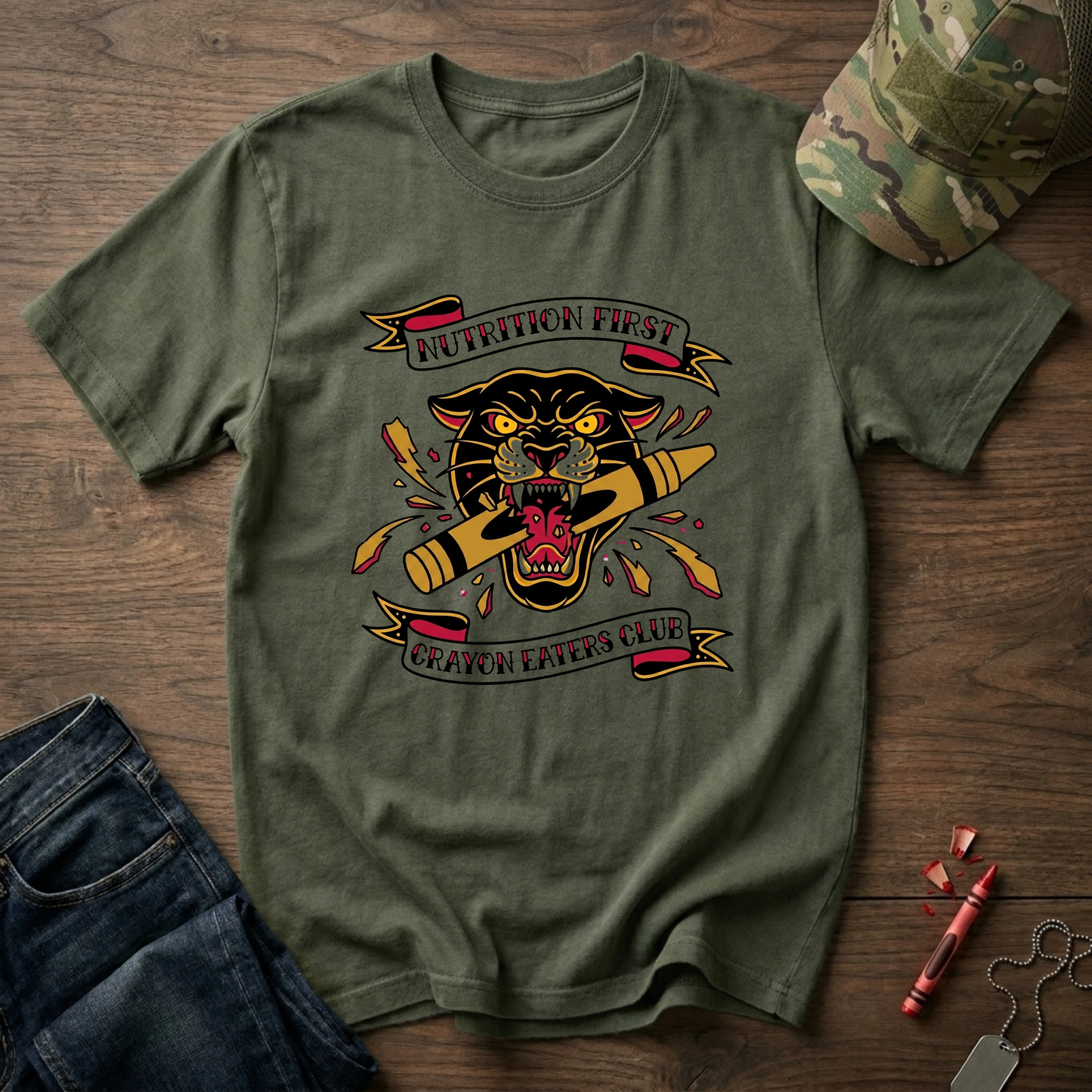Panther Tattoo - Premium T-Shirt