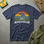 Retro Grunge Sunset Crayons - Premium T-Shirt