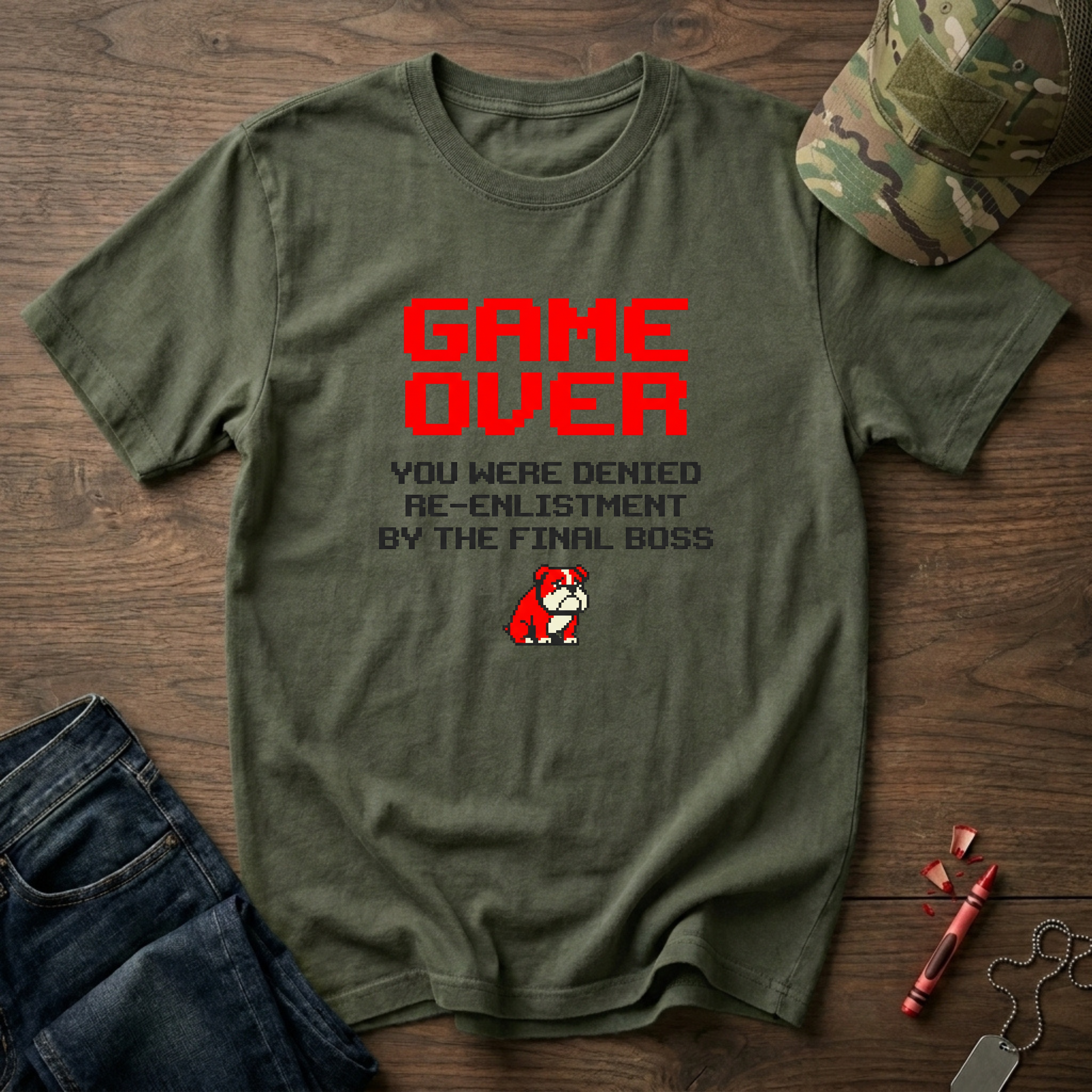 Game Over Denied - Premium T-Shirt