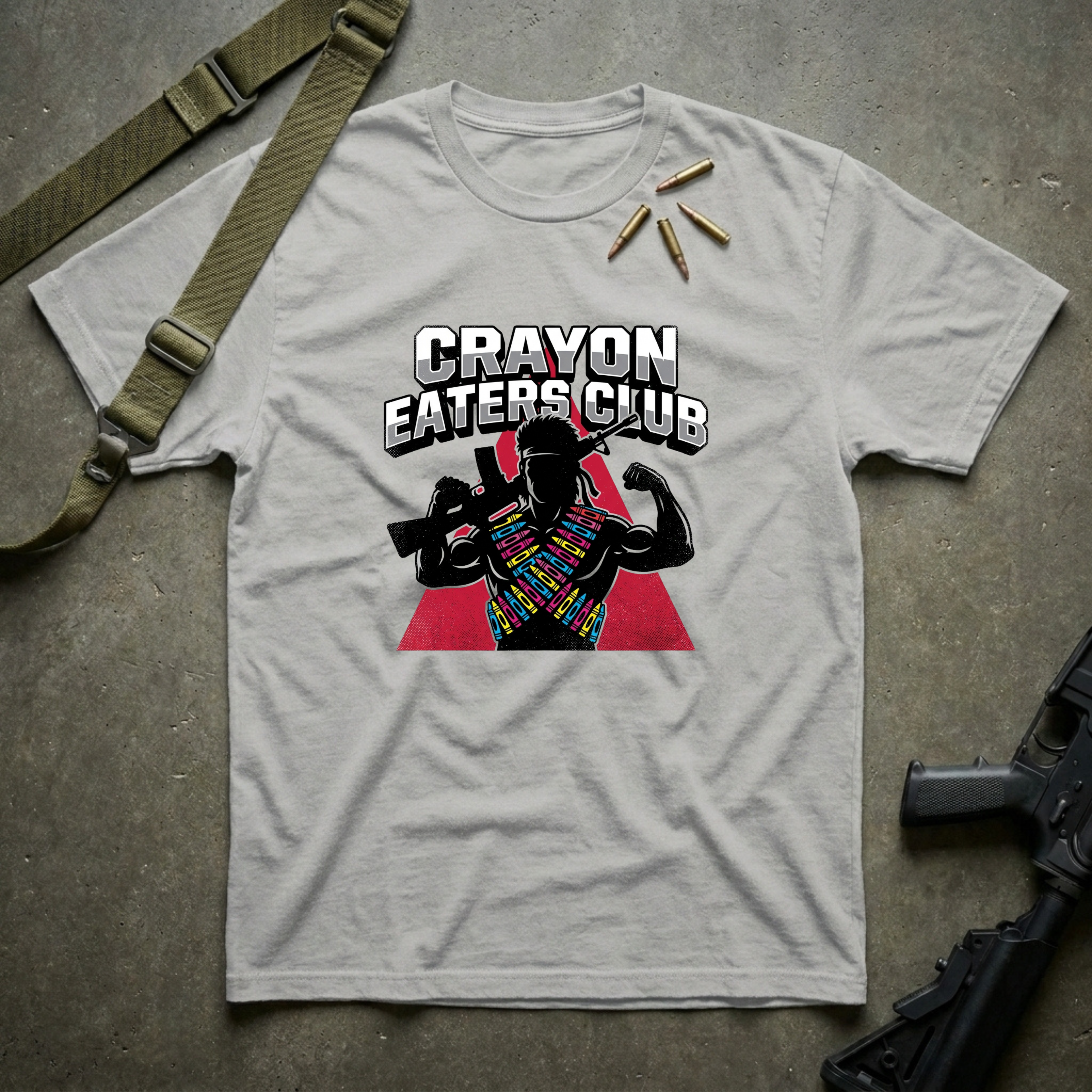 Crayon Eaters Club Rambo - Premium T-Shirt