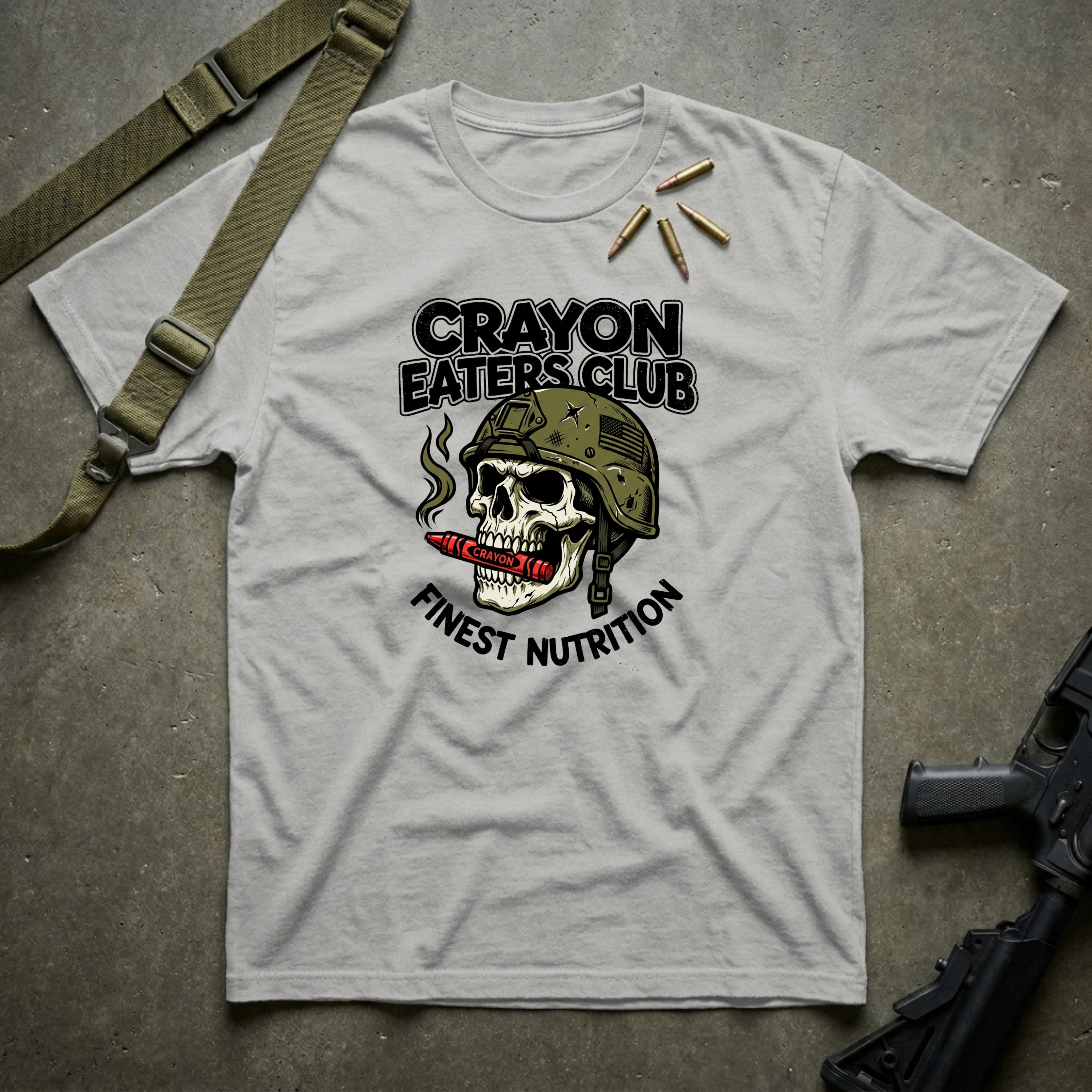 Smoking a Crayon - Premium T-Shirt