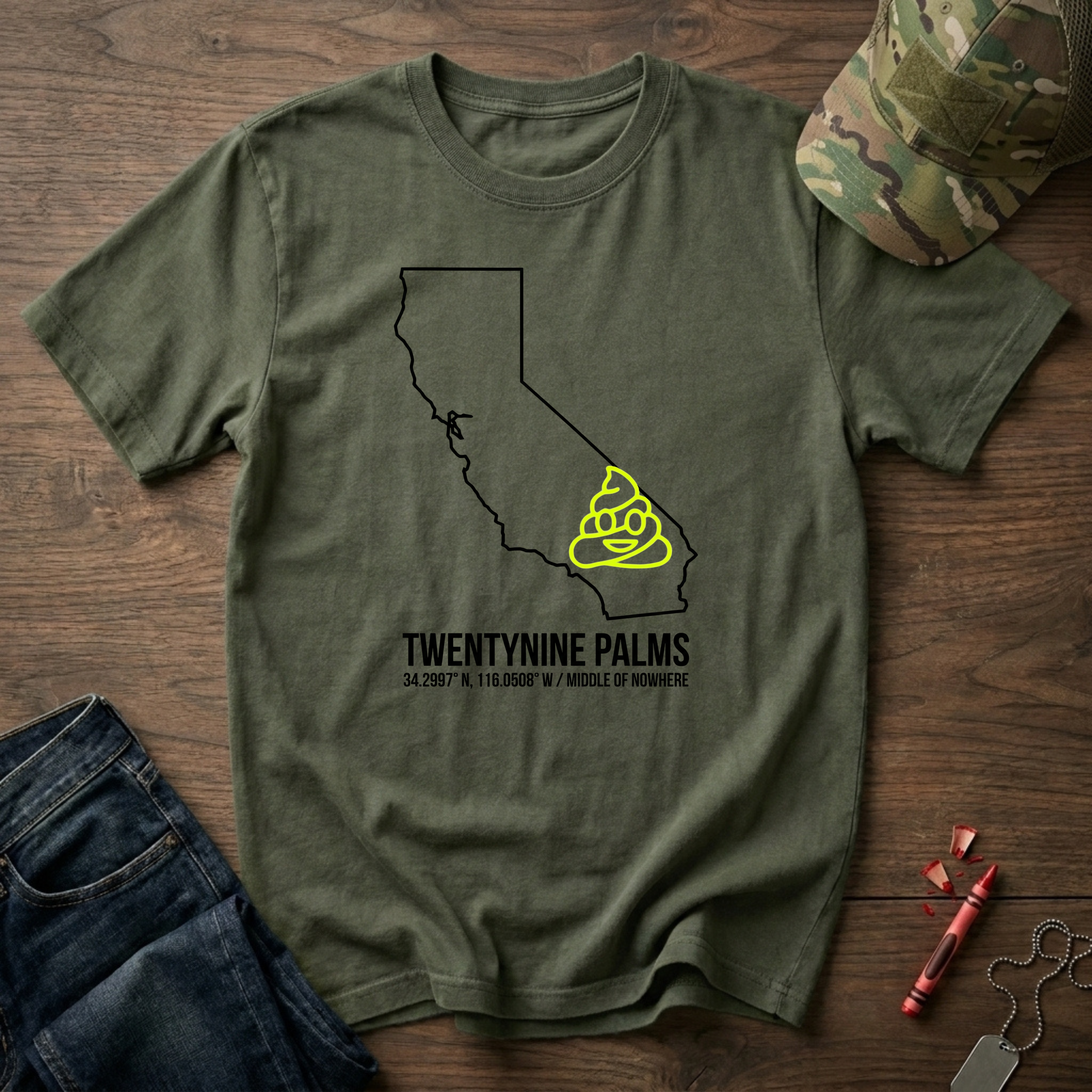 California Emoji - Premium T-Shirt