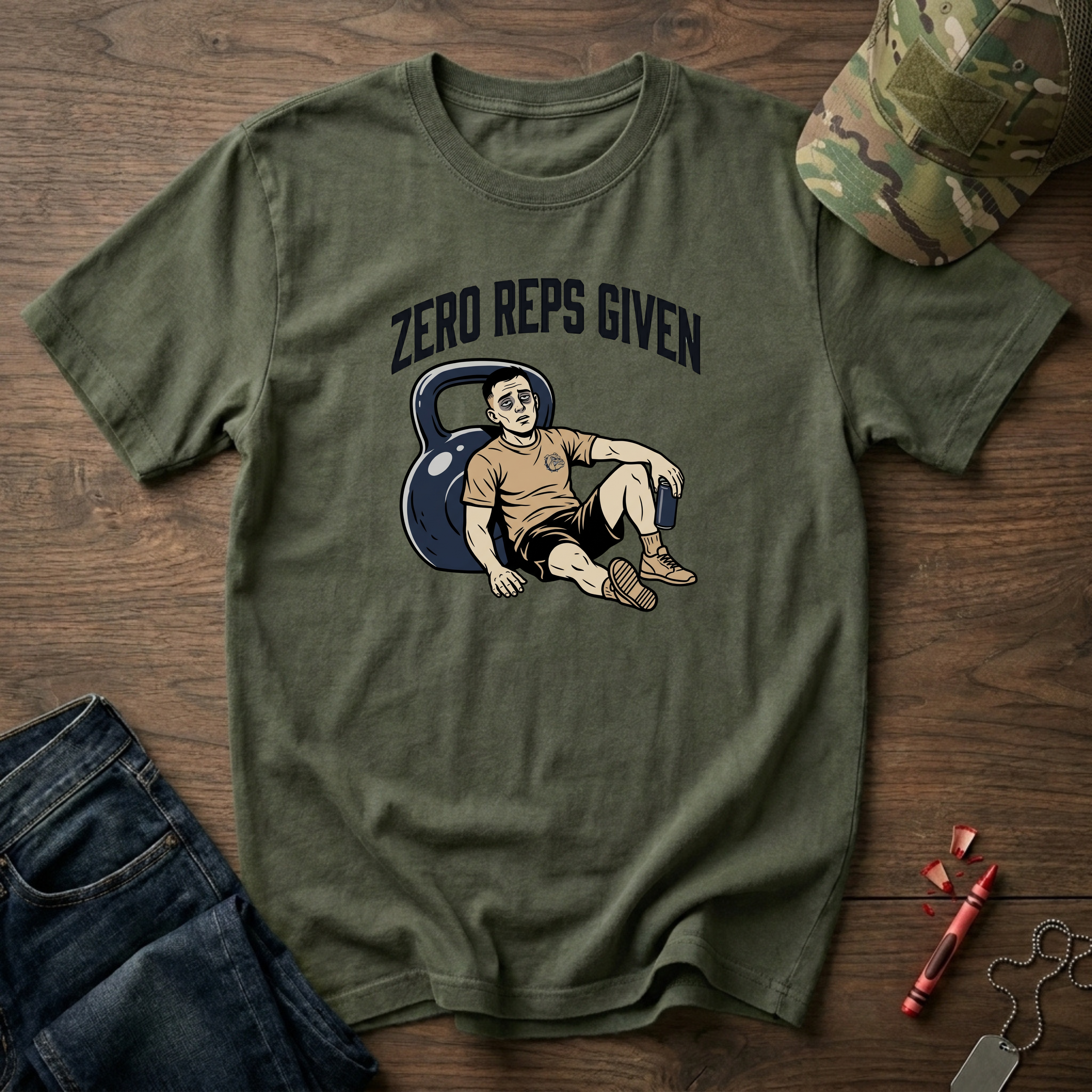 Zero Reps Given - Premium T-Shirt