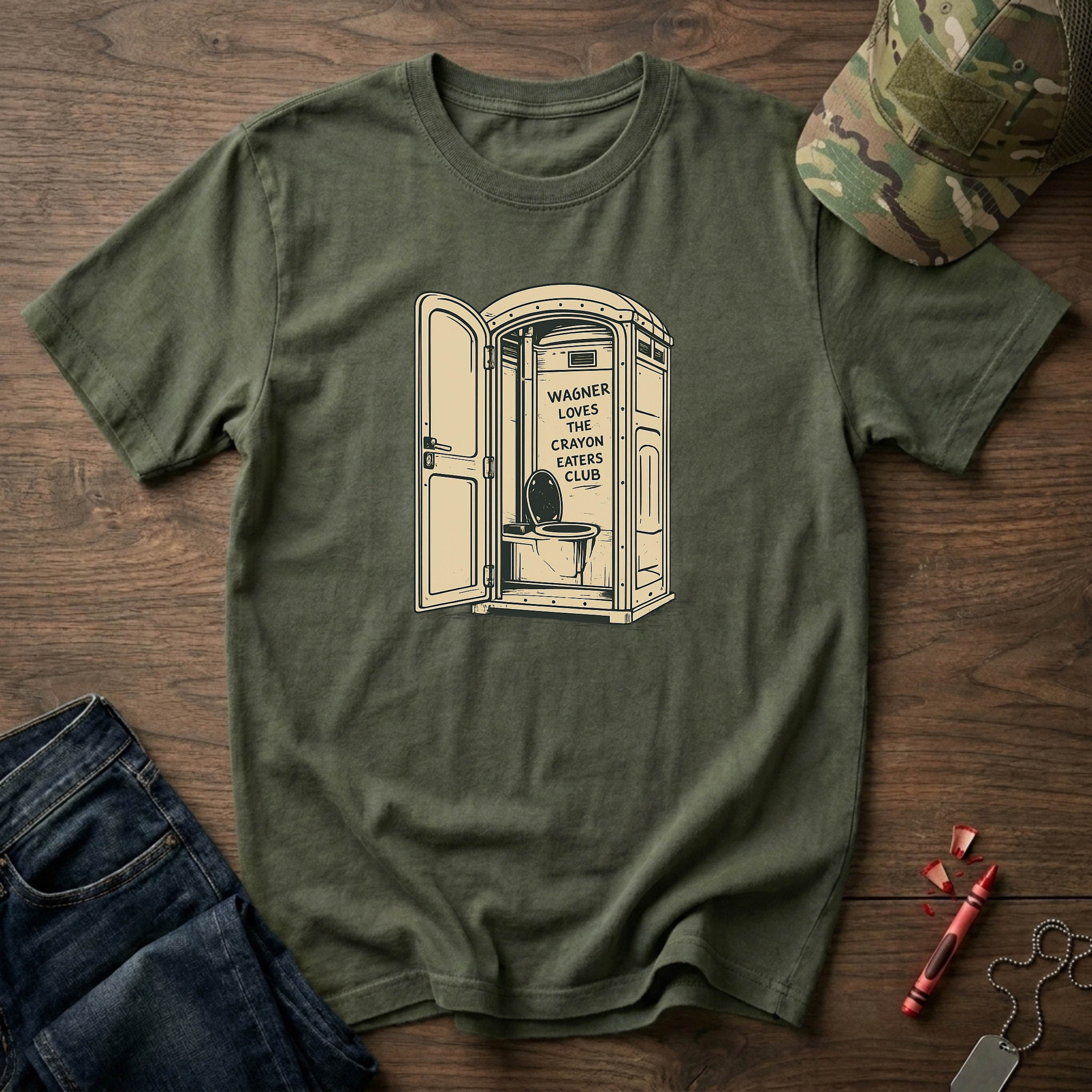 Wagner Loves the Simple Crayon Eaters Club - Premium T-Shirt