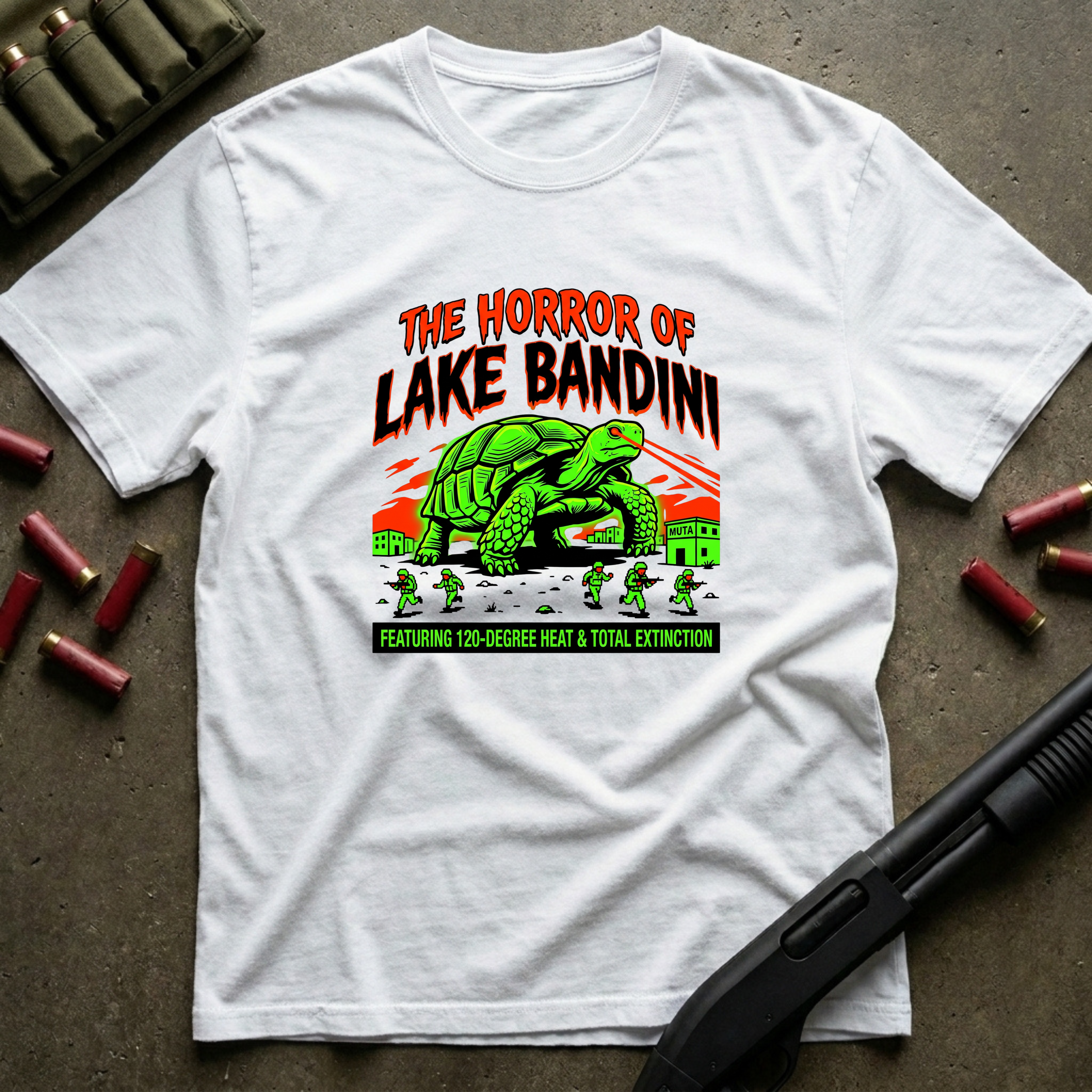 The Horrors of Lake Bandini - Premium T-Shirt
