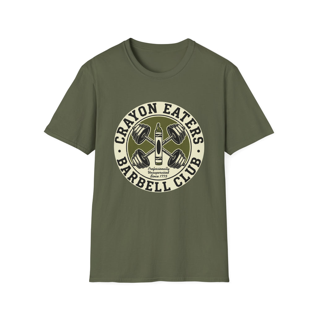 Crayon Eaters Barbell Club - Premium T-Shirt