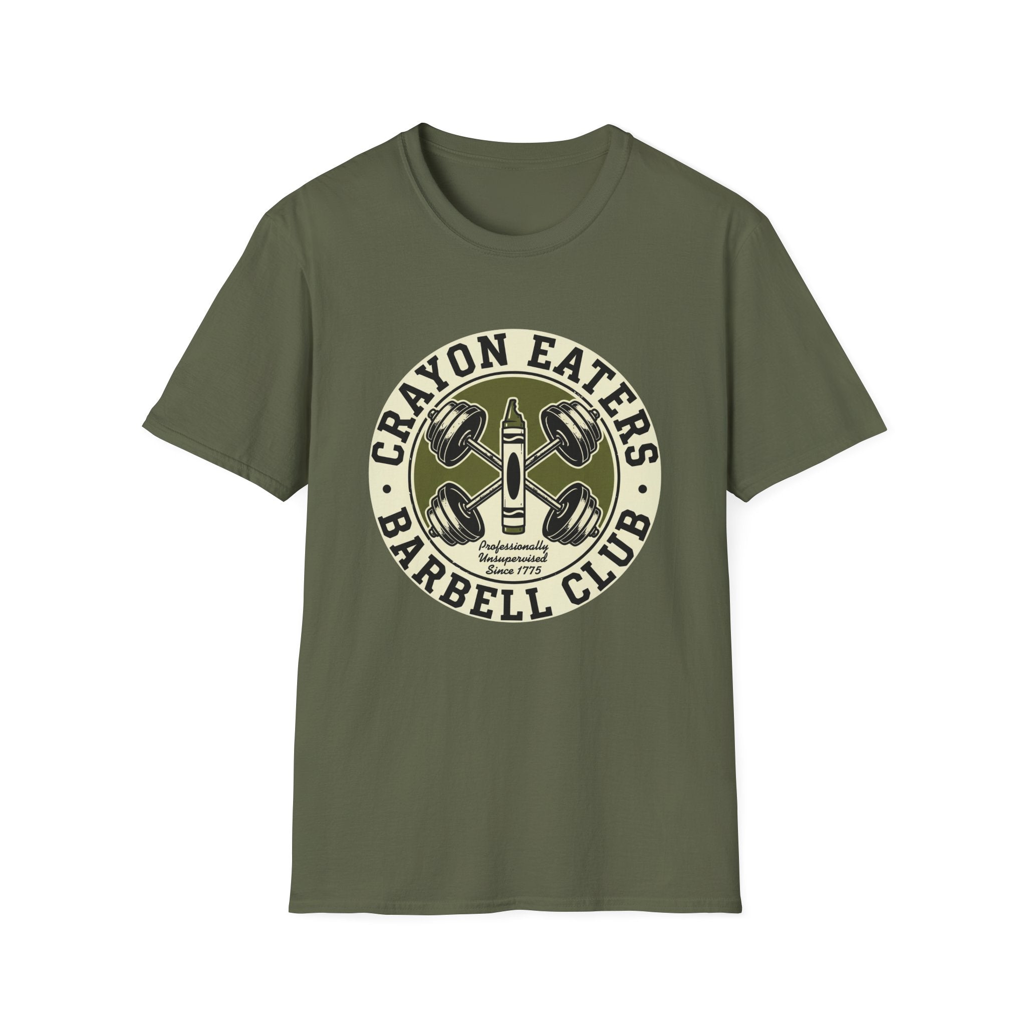 Crayon Eaters Barbell Club - Premium T-Shirt