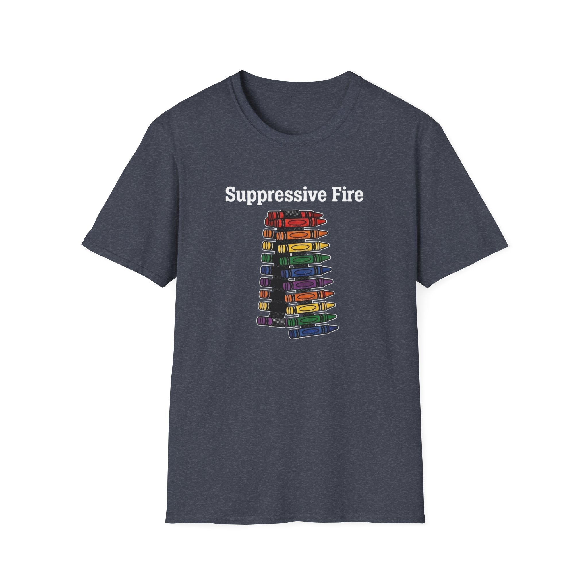 Belt Fed Crayons - Premium T-Shirt