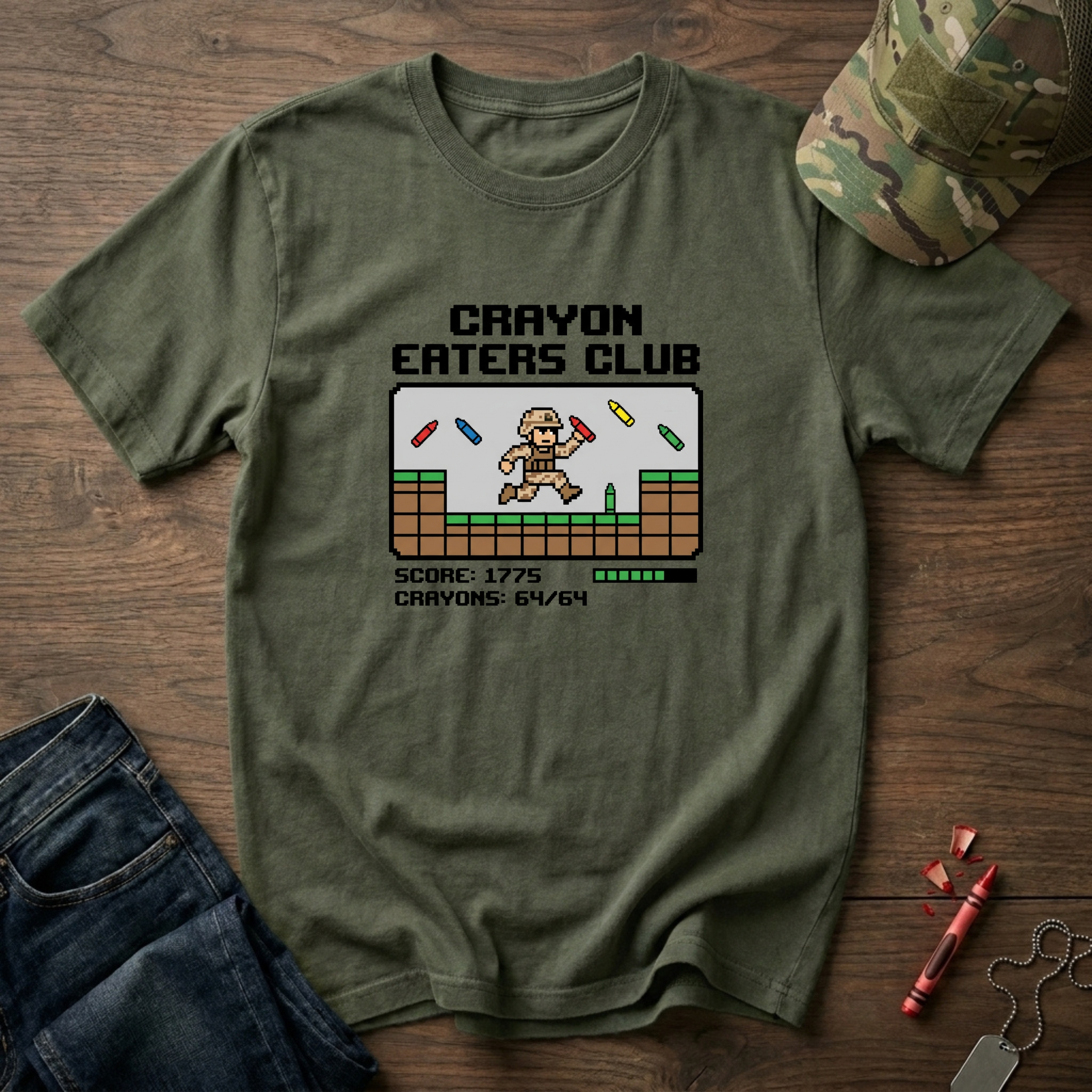 Super Crayon Eaters World - Premium T-Shirt
