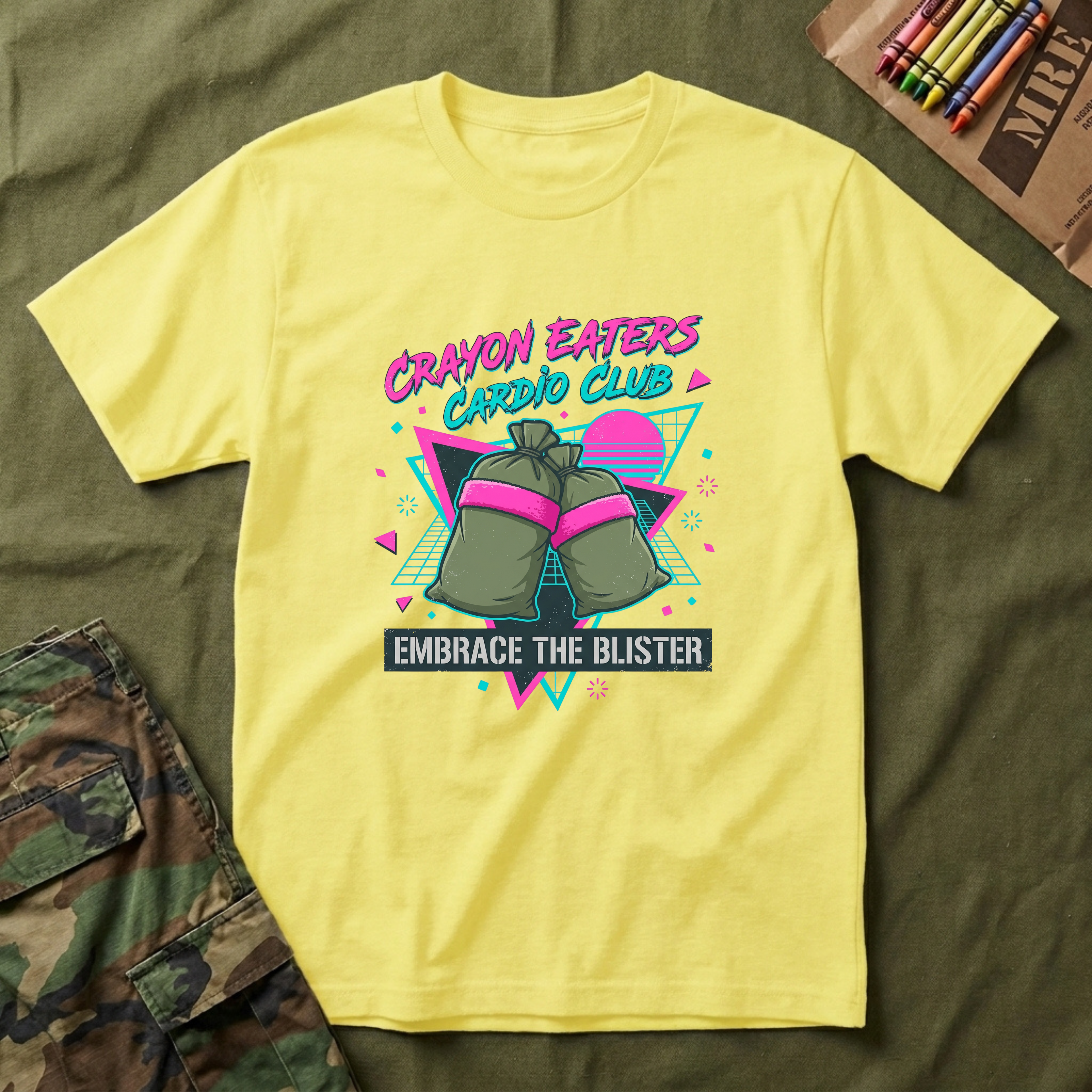 Crayon Eaters Cardio Club - Premium T-Shirt