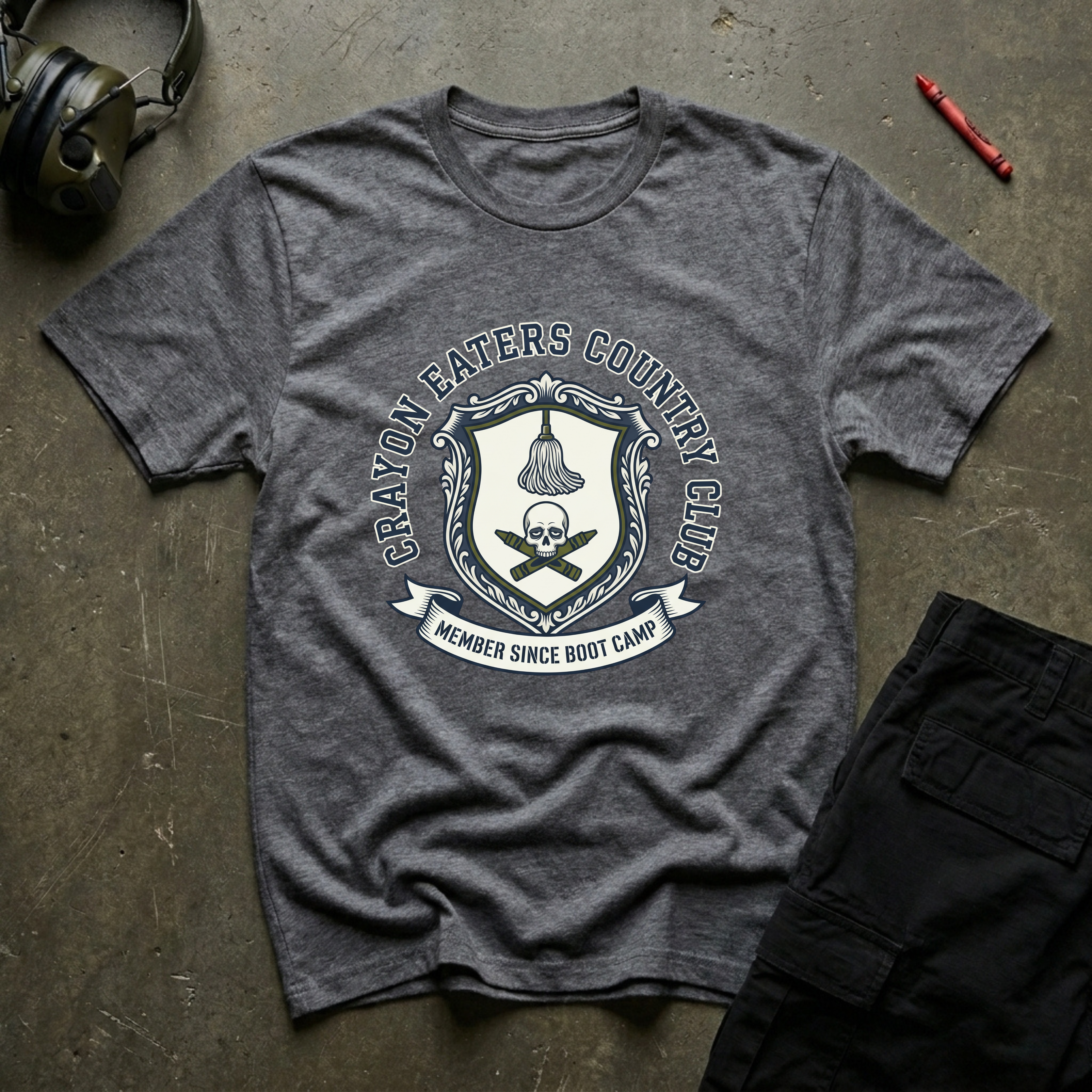 Crayon Country Club Insignia - Premium T-Shirt