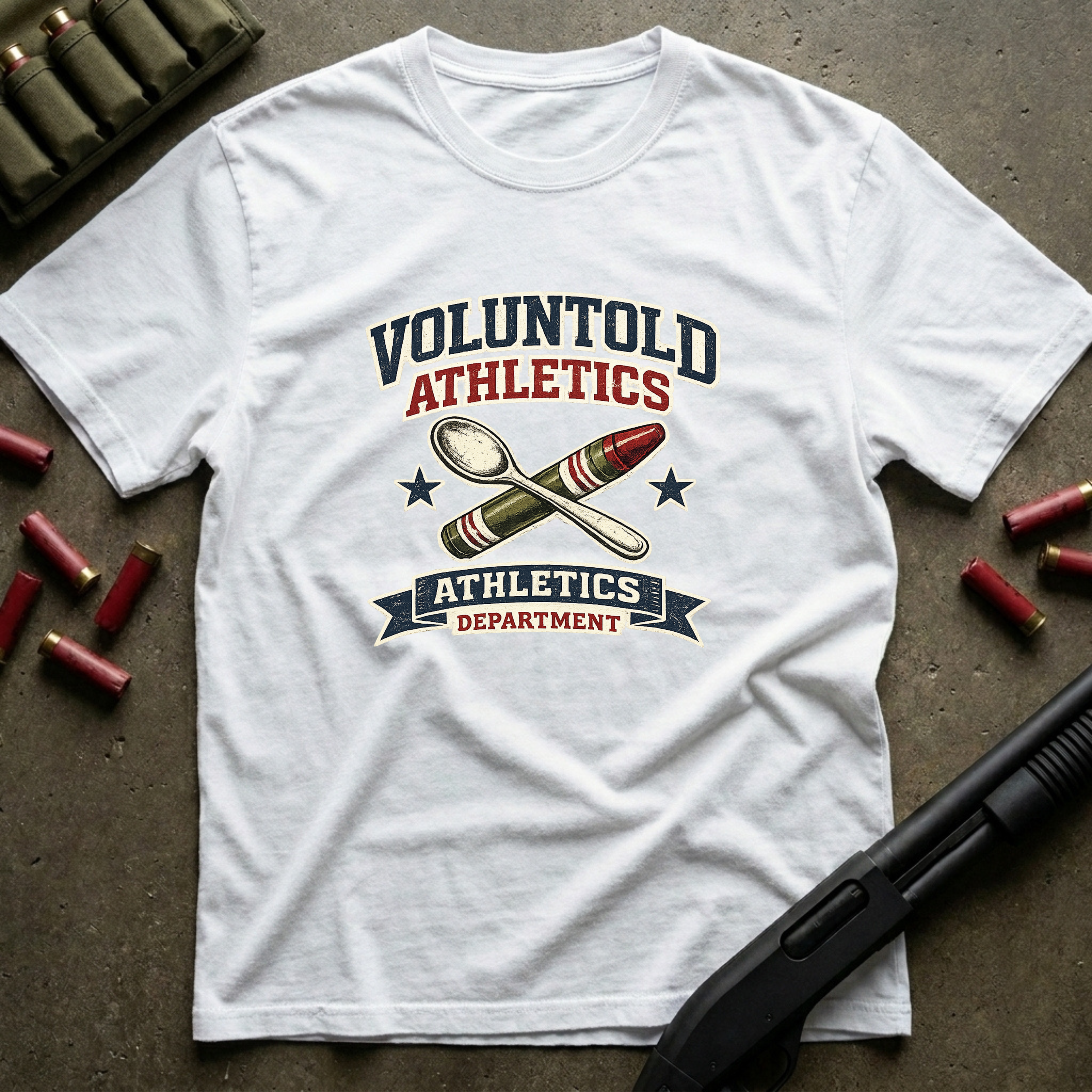 Voluntold Athletics & Spoon - Premium T-Shirt