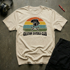 Retro Grunge Sunset Crayons - Premium T-Shirt