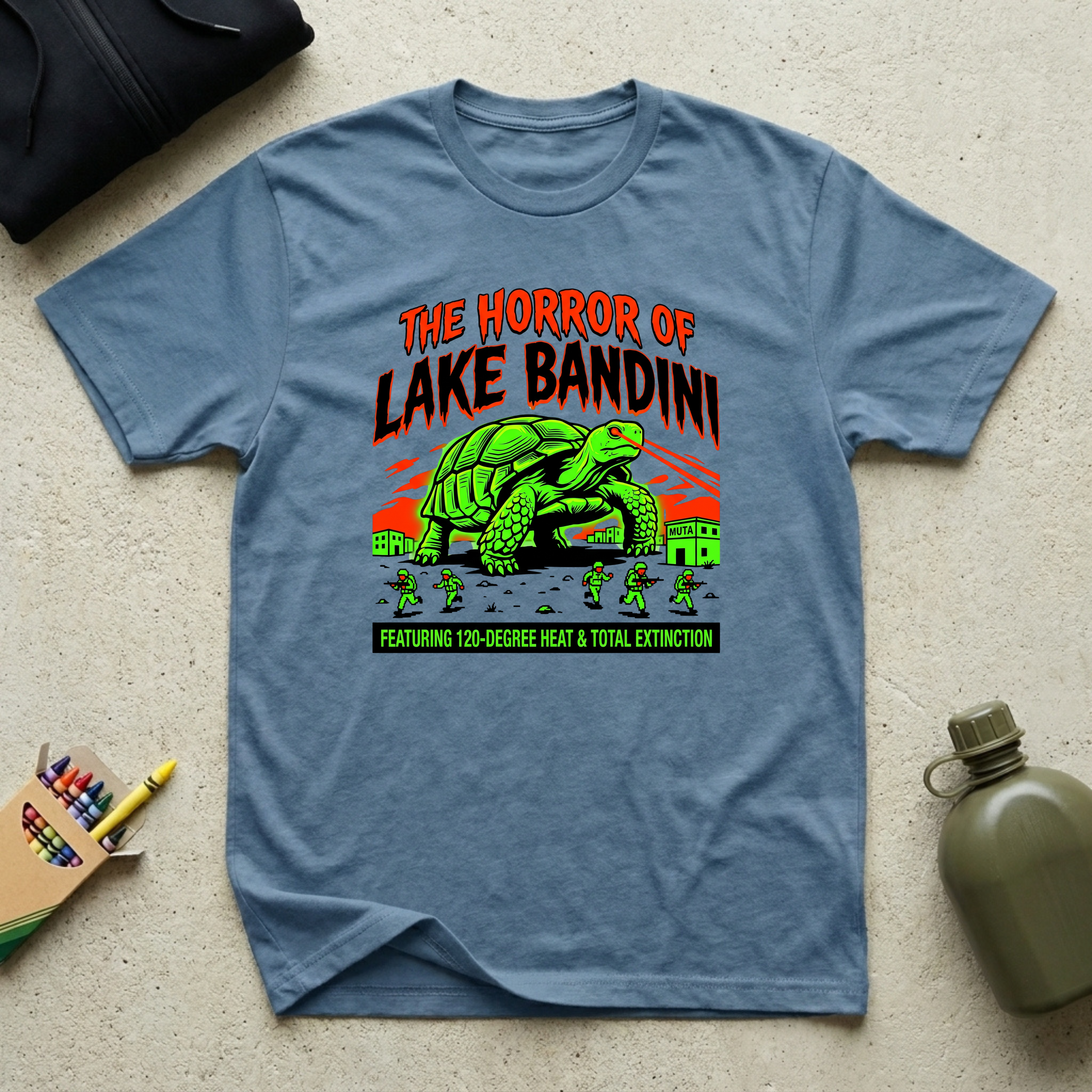 The Horrors of Lake Bandini - Premium T-Shirt