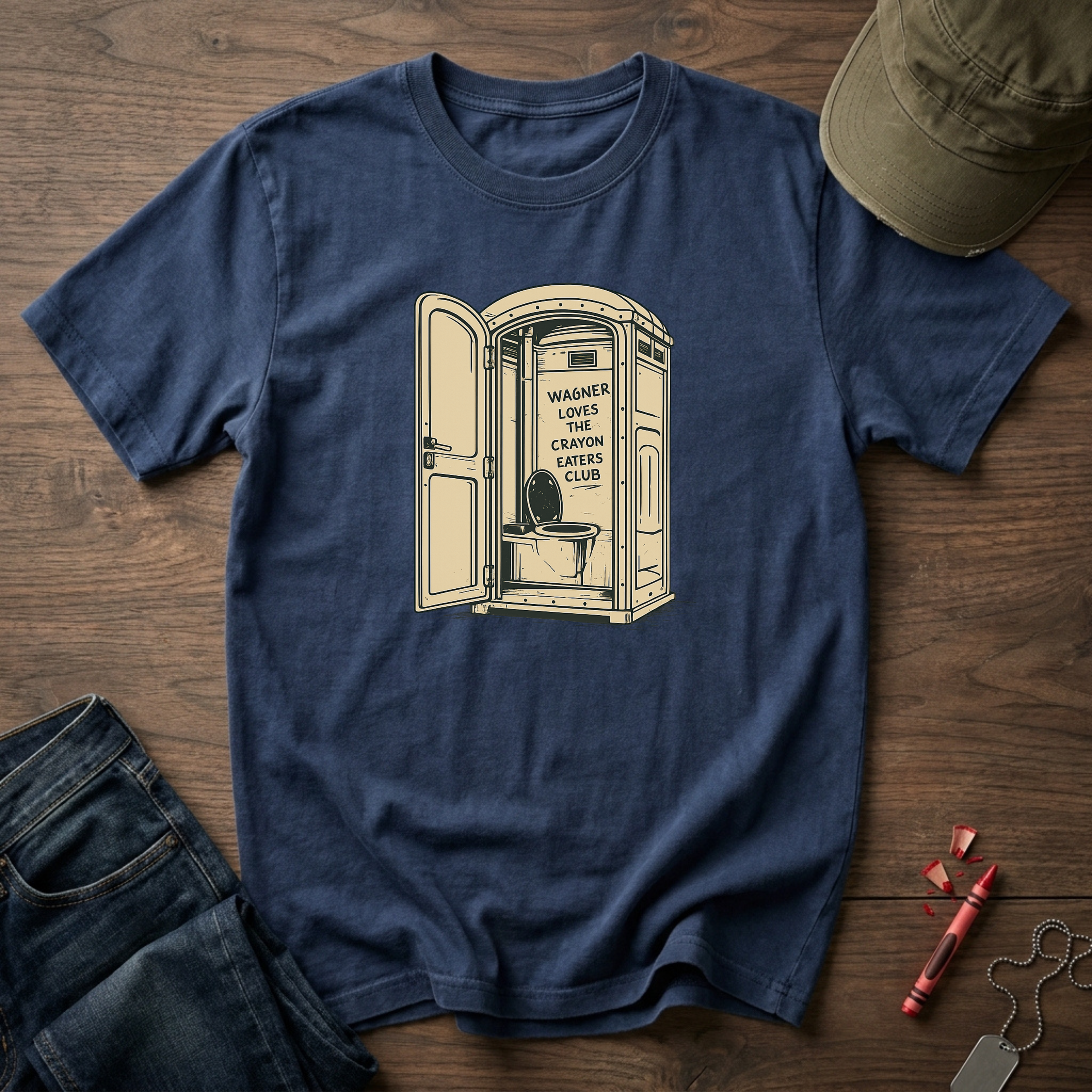 Wagner Loves the Simple Crayon Eaters Club - Premium T-Shirt