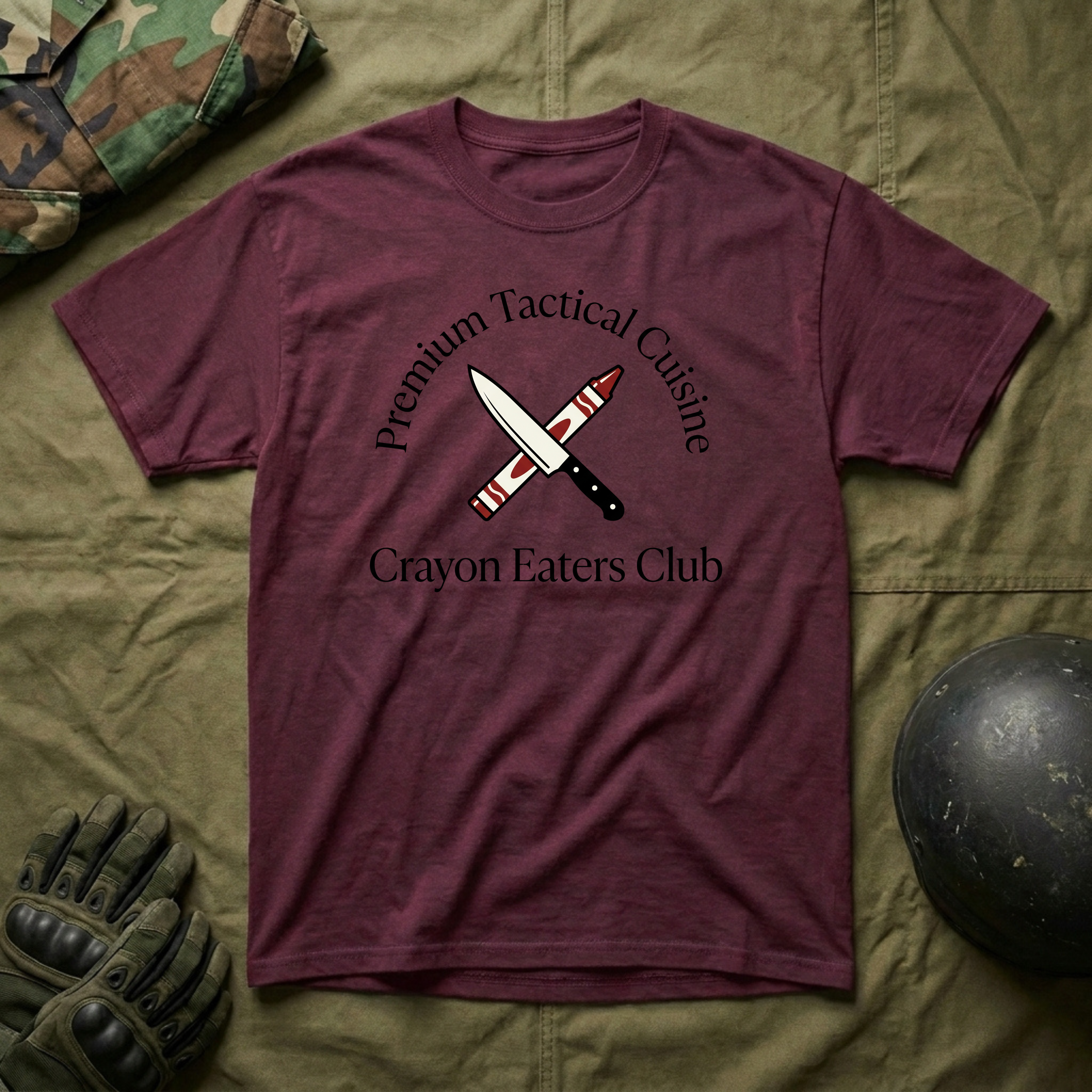 Knife & Crayon Cross Rifles - Premium T-Shirt