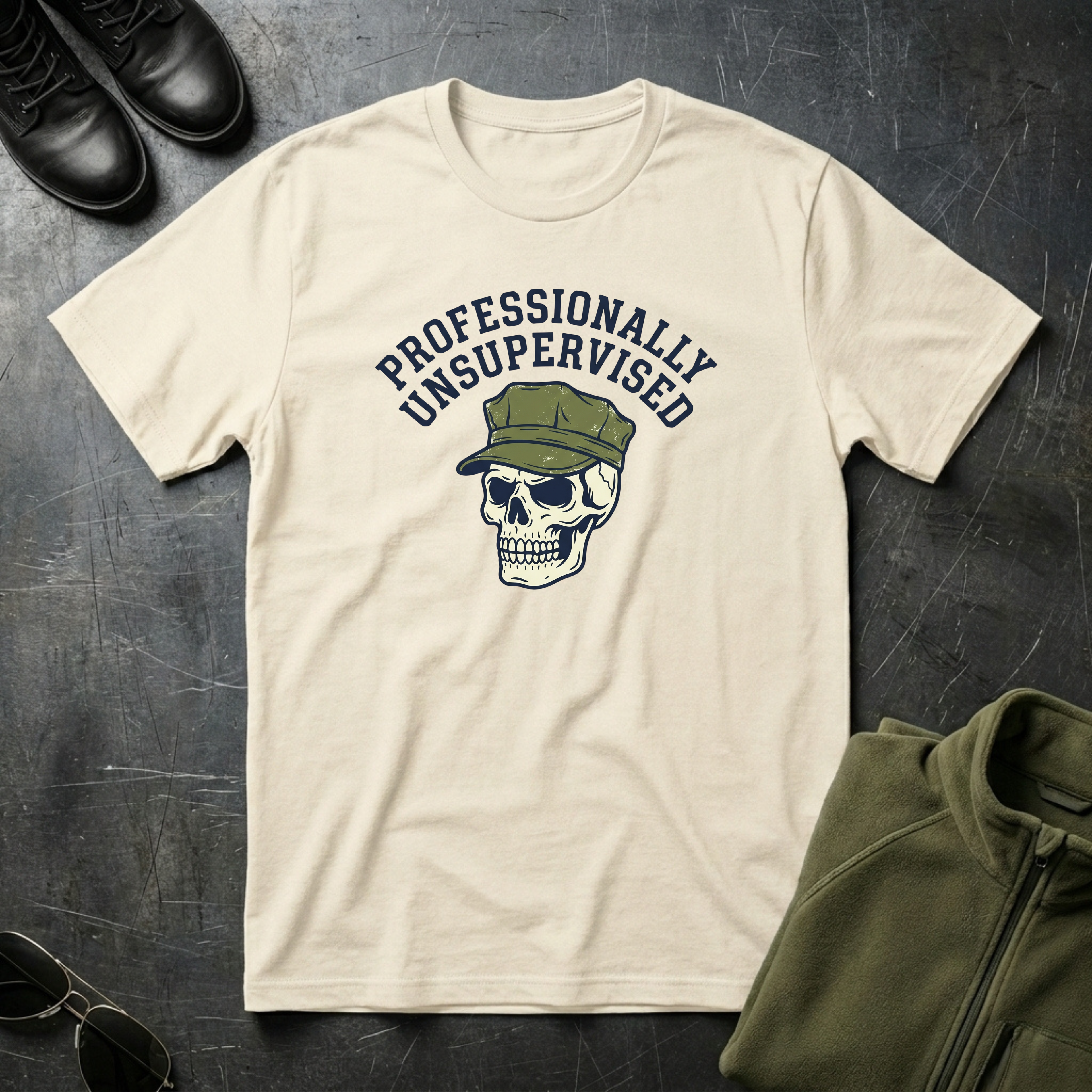 8 Point Cover Unsupervised - Premium T-Shirt