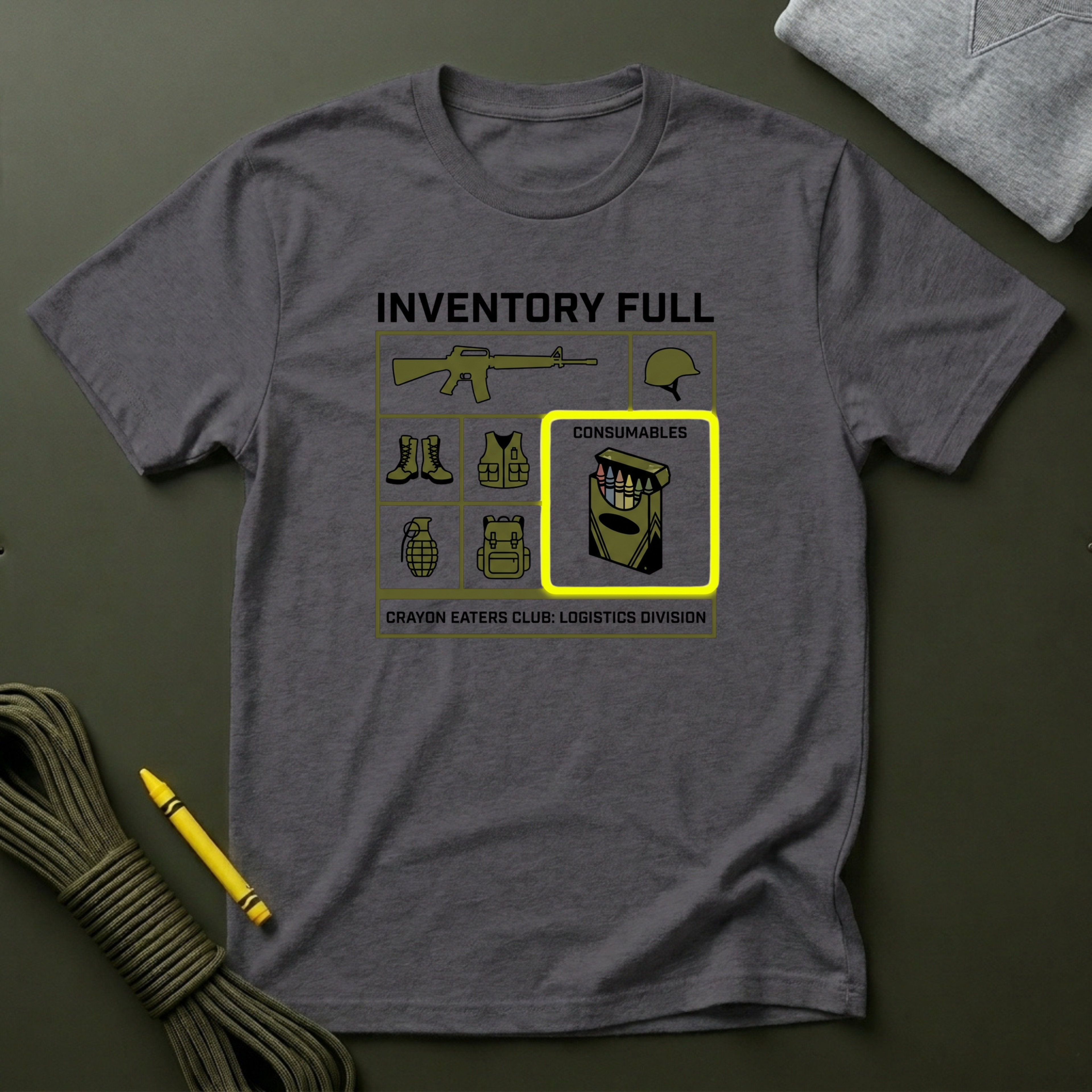 Crayon Inventory List - Premium T-Shirt