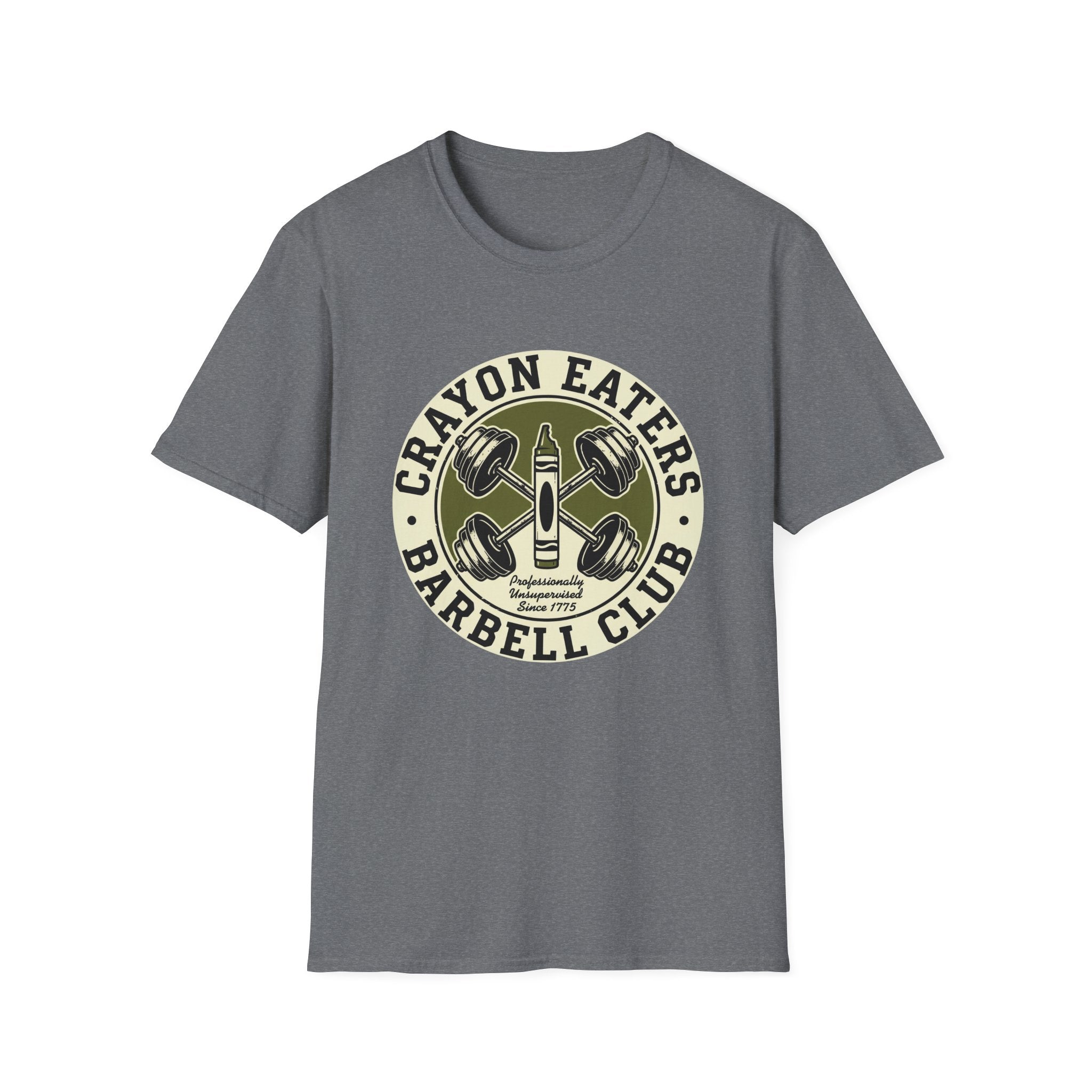 Crayon Eaters Barbell Club - Premium T-Shirt