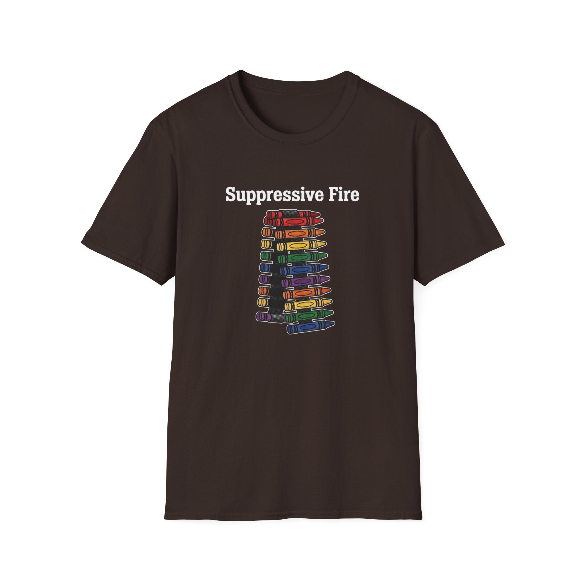 Belt Fed Crayons - Premium T-Shirt