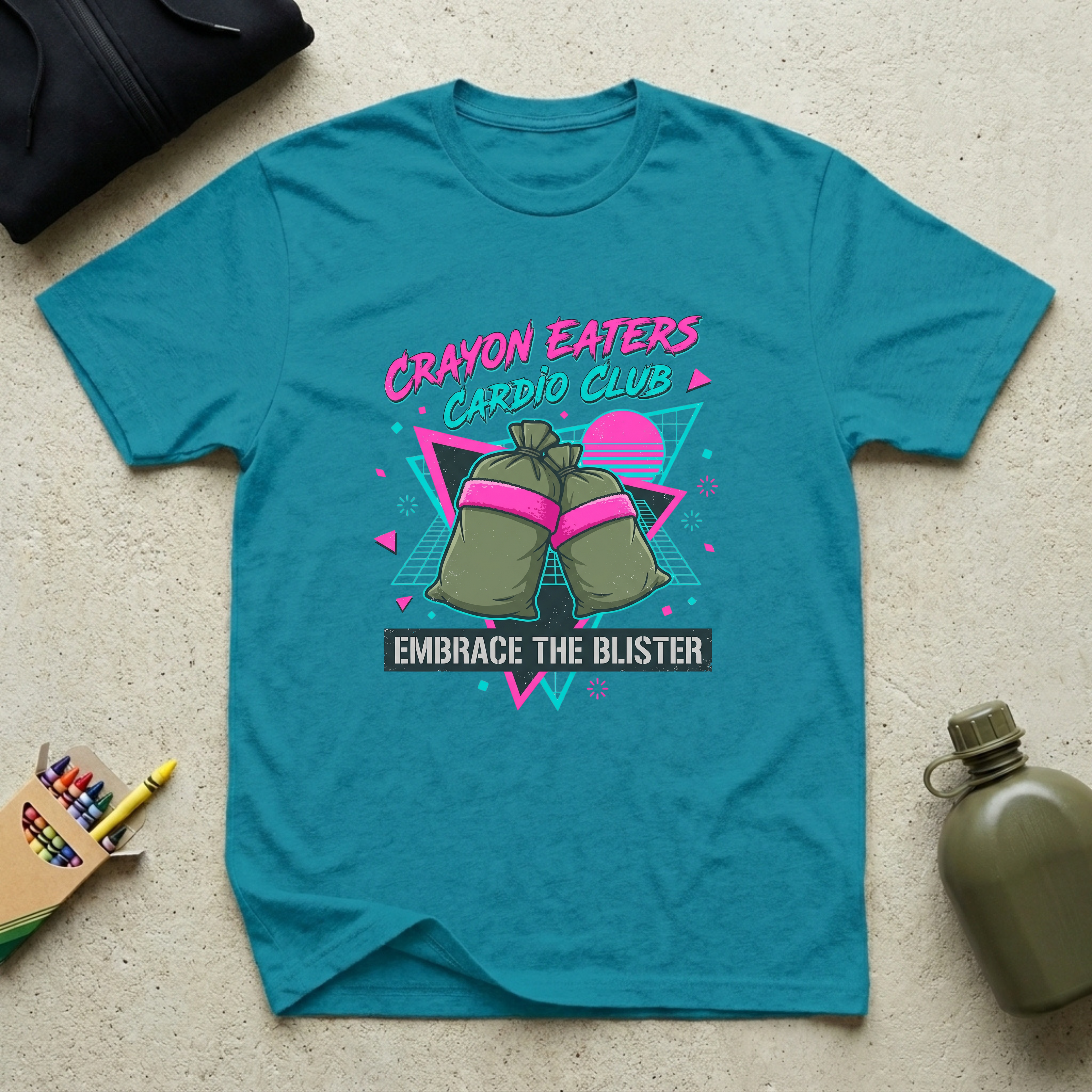 Crayon Eaters Cardio Club - Premium T-Shirt
