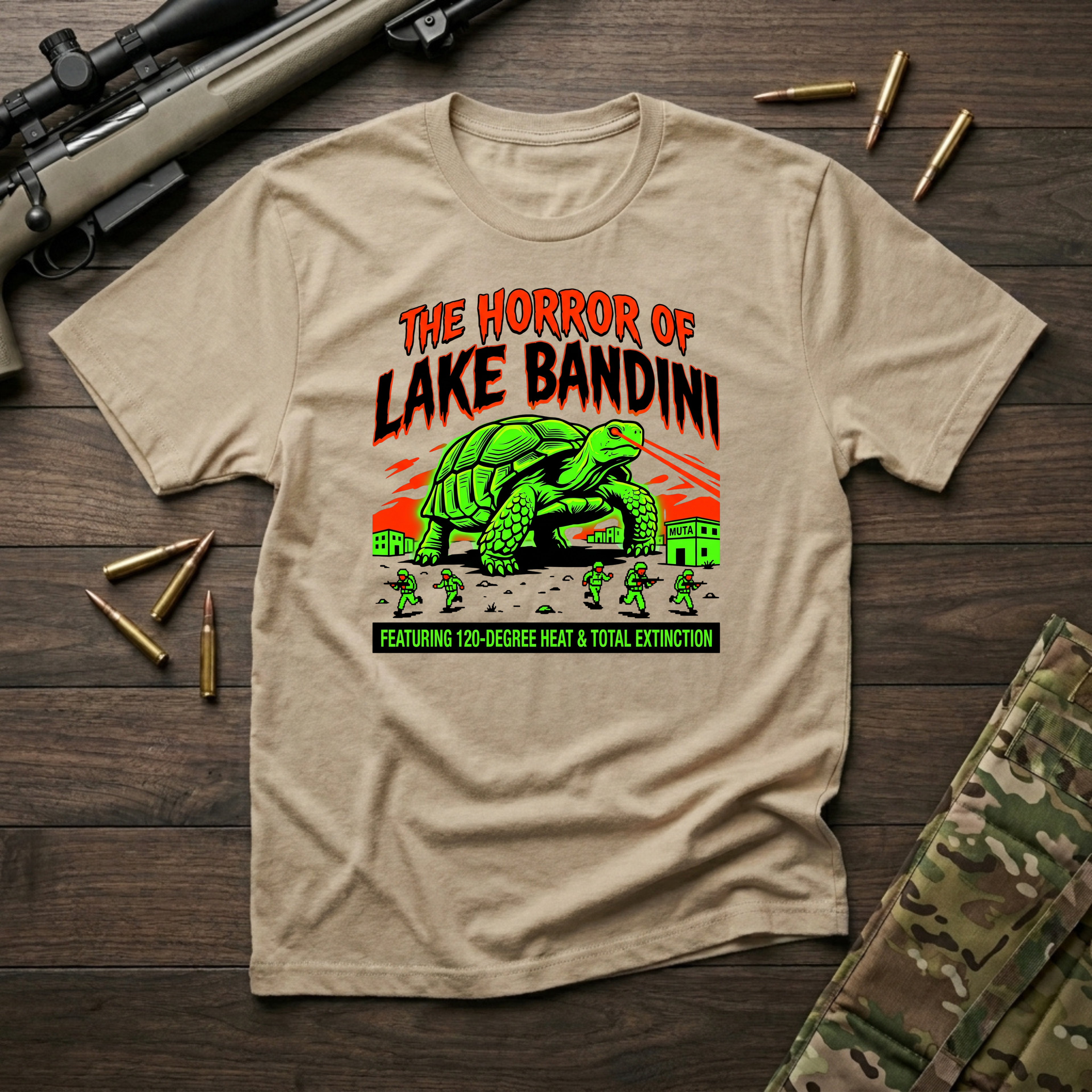 The Horrors of Lake Bandini - Premium T-Shirt