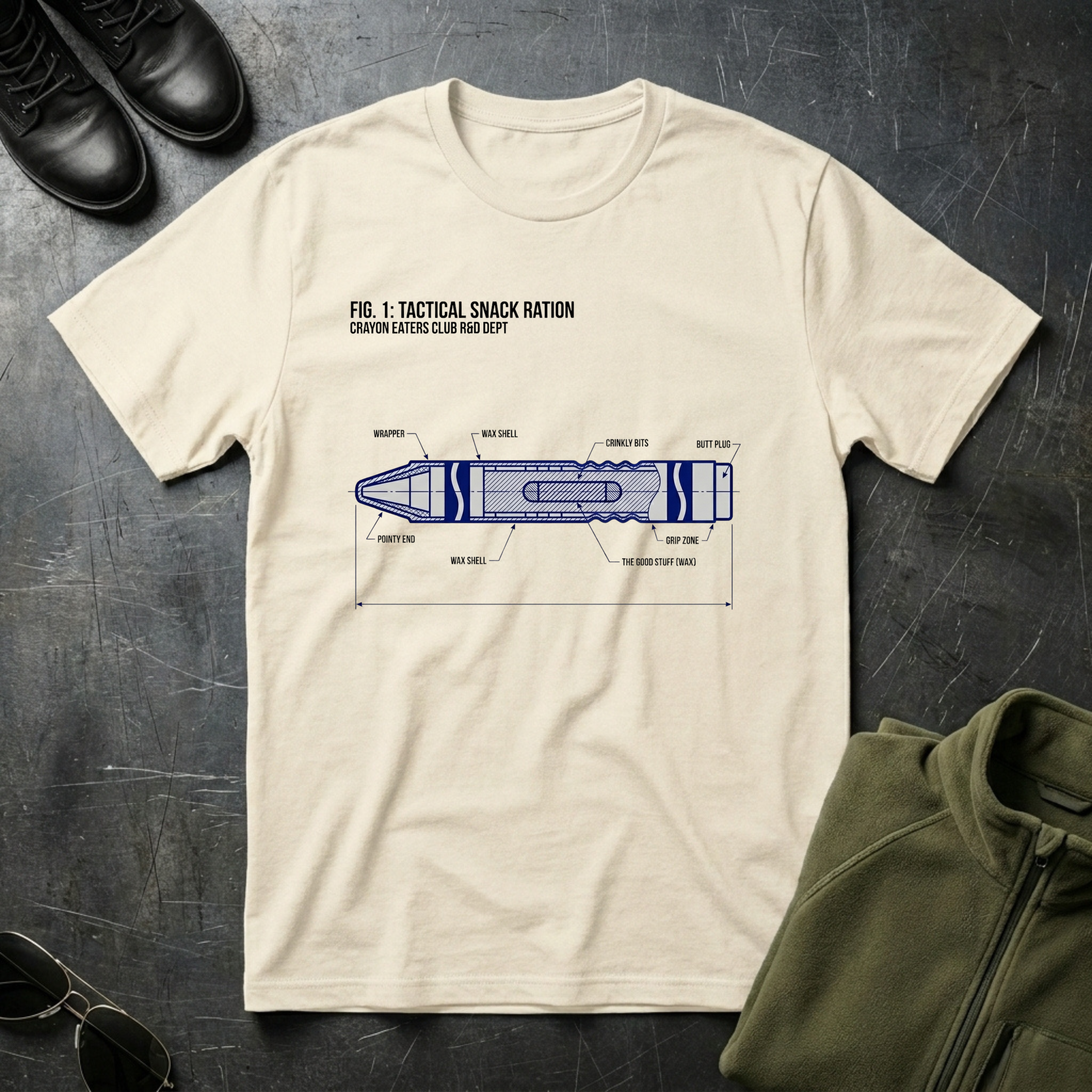 Crayon Schematics - Premium T-Shirt