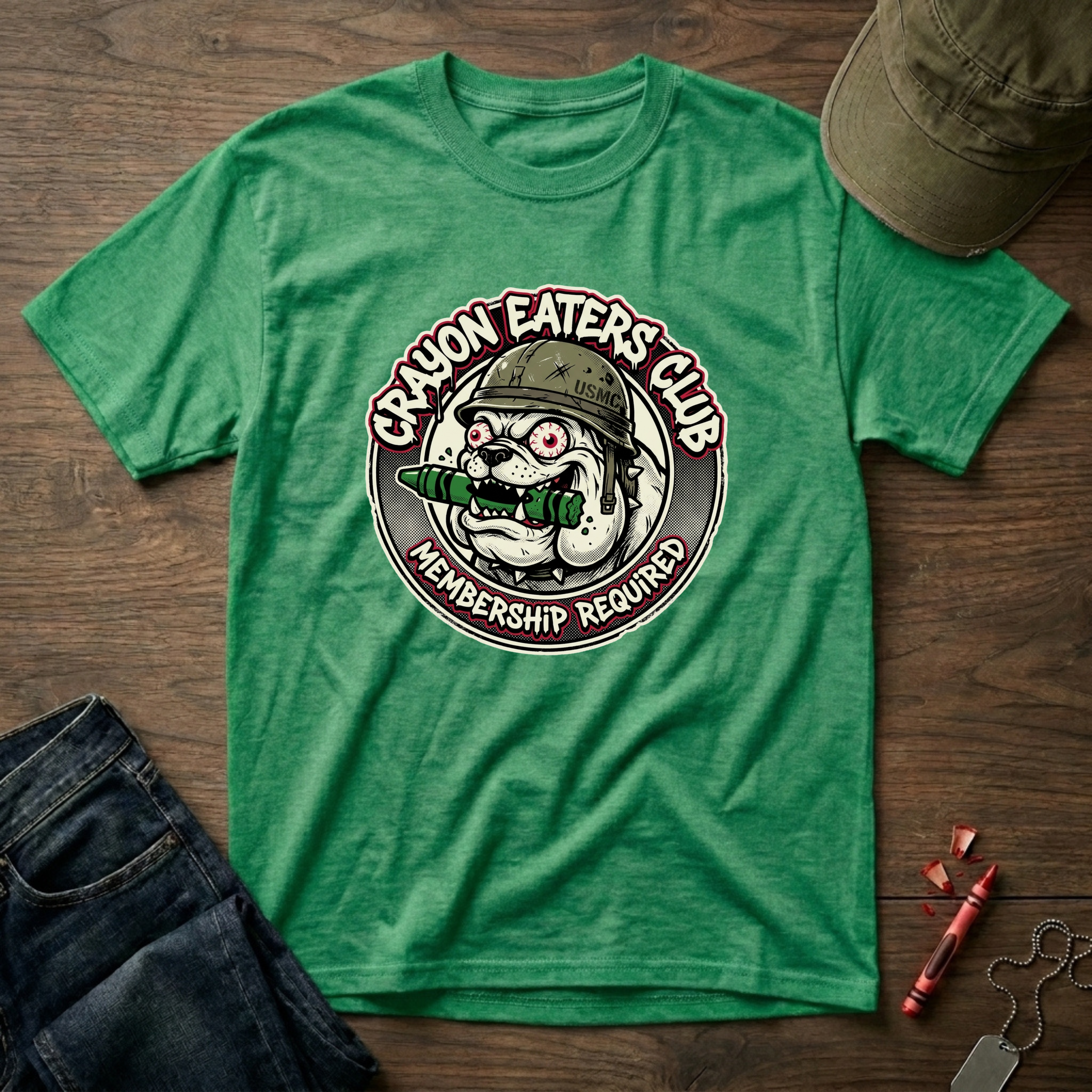 Crayon Eaters Club Membership Required - Premium T-Shirt