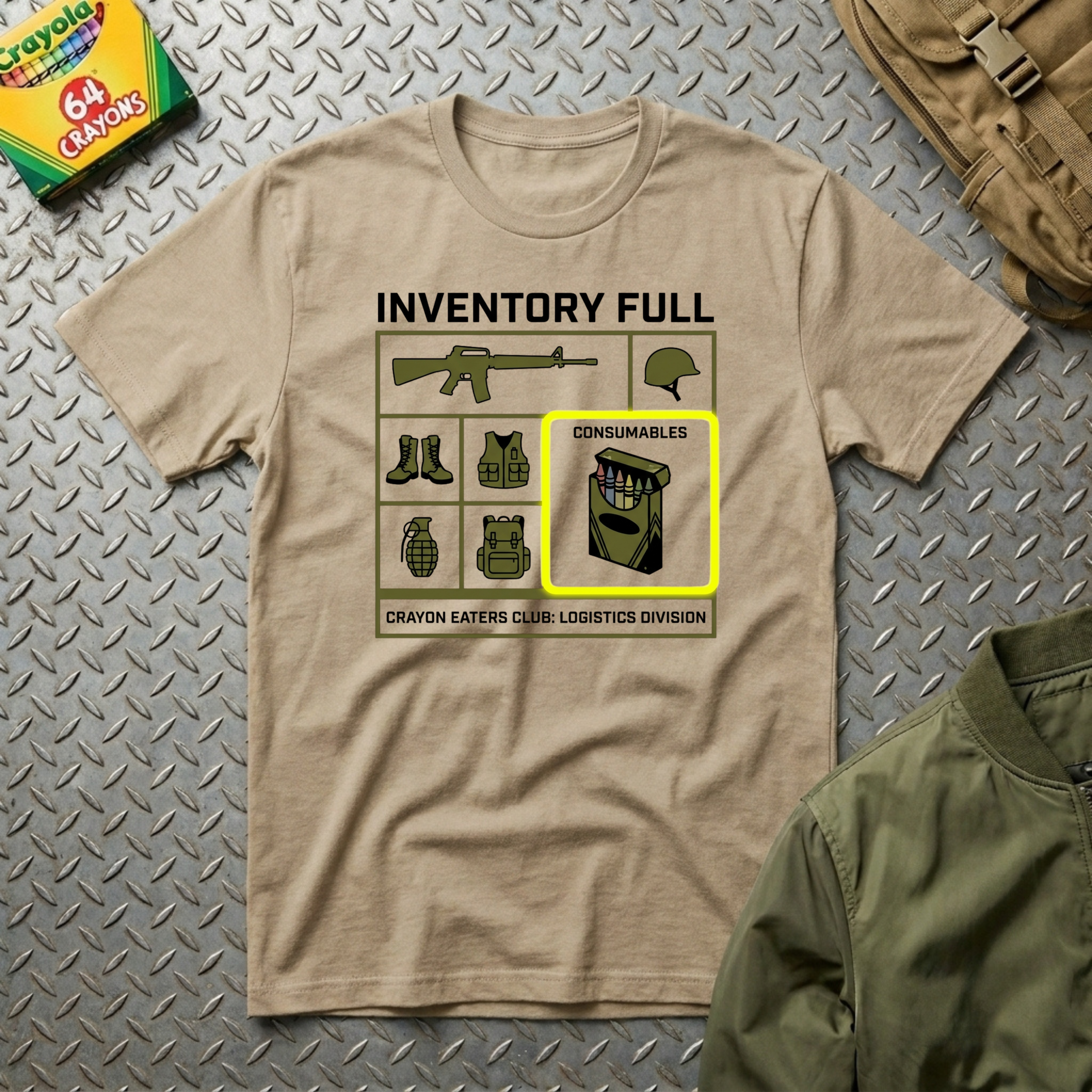 Crayon Inventory List - Premium T-Shirt