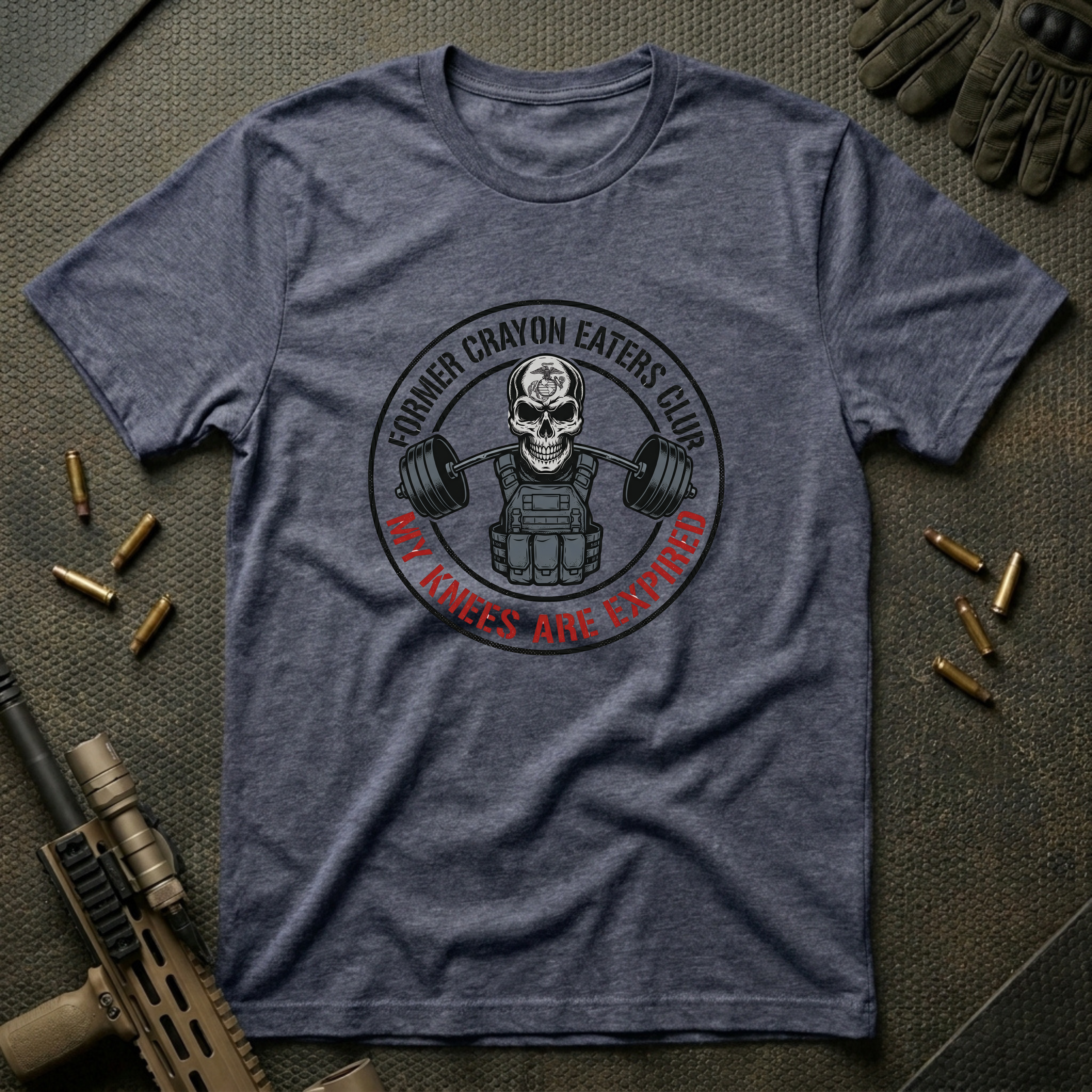 Crayon Eaters Club Expired Knees - Premium T-Shirt