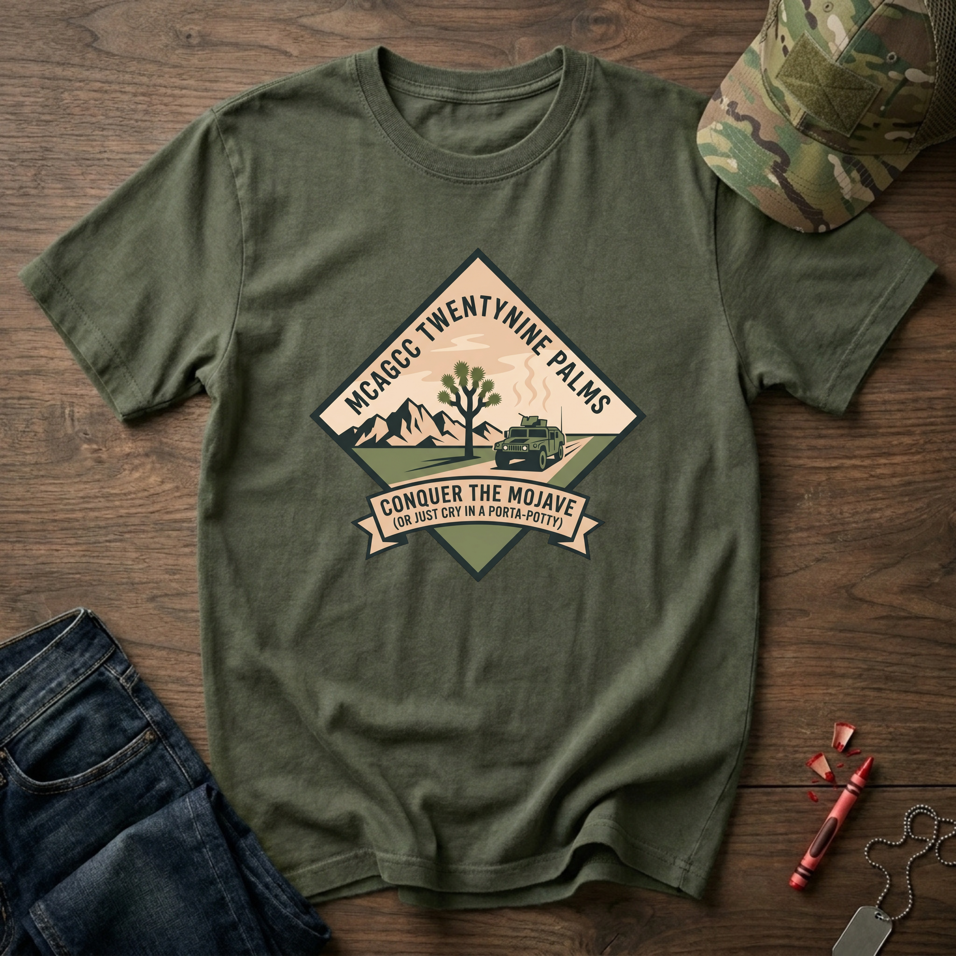 Conquer the Mojave - Premium T-Shirt