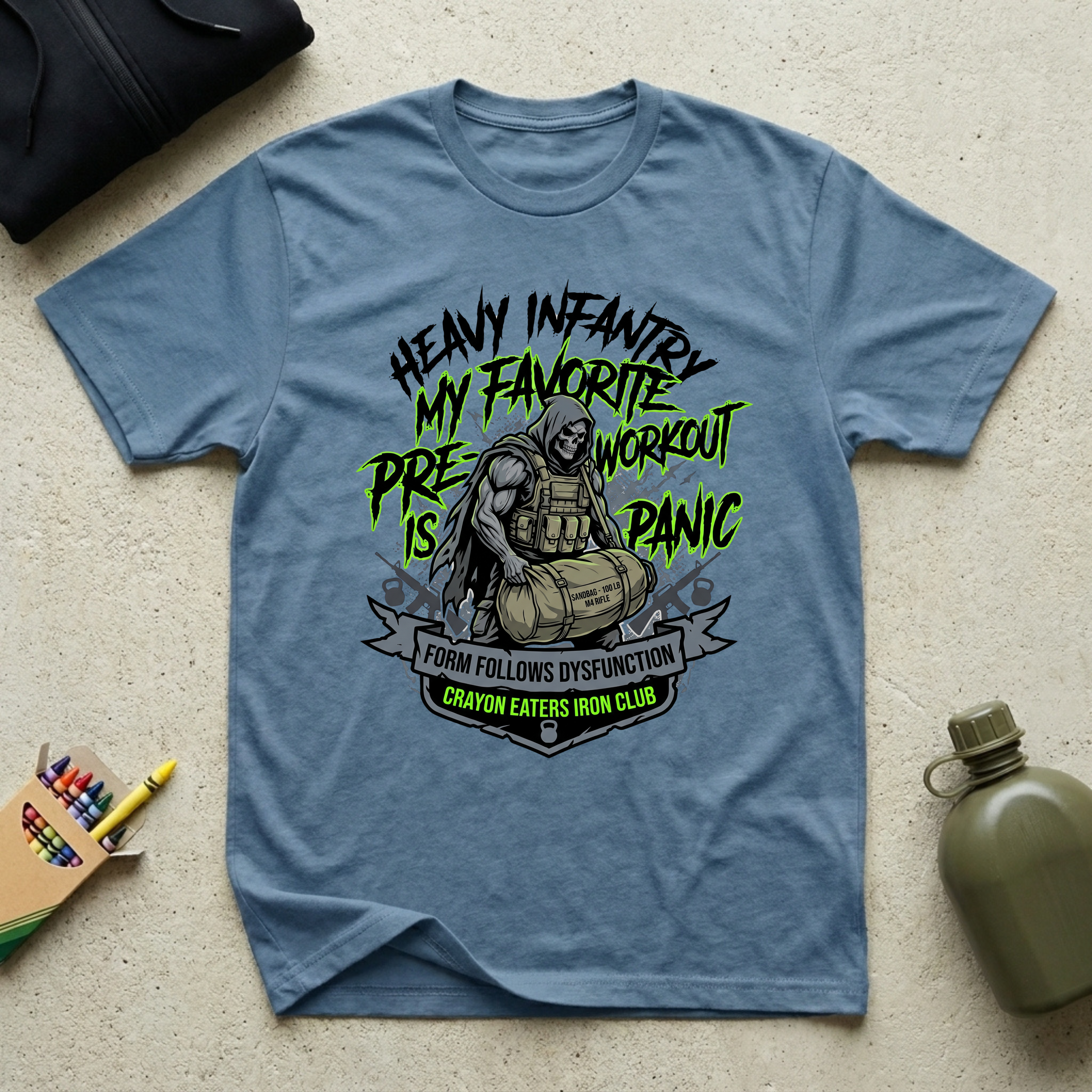Crayon Heavy Infantry Club - Premium T-Shirt