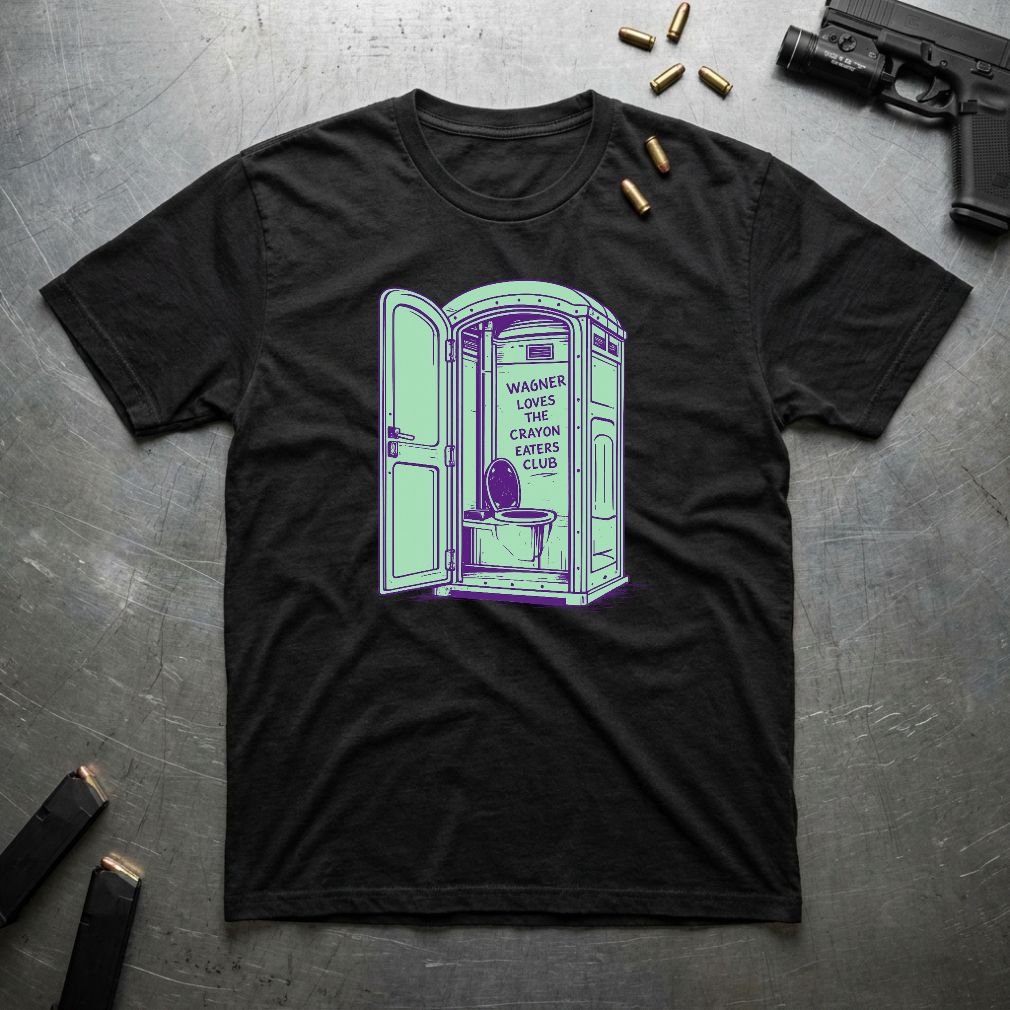 Wagner Loves the Green Crayon Eaters Club - Premium T-Shirt
