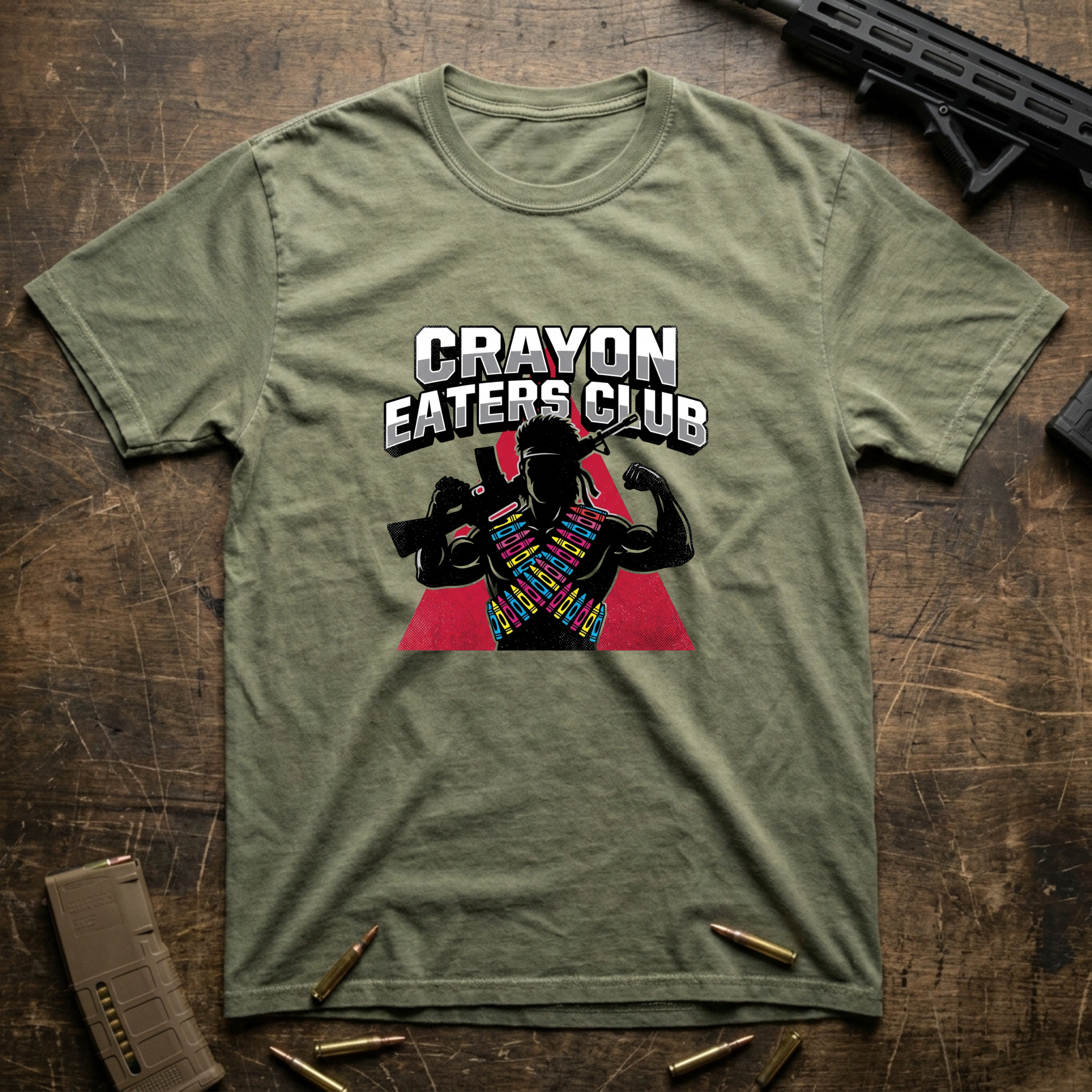 Crayon Eaters Club Rambo - Premium T-Shirt