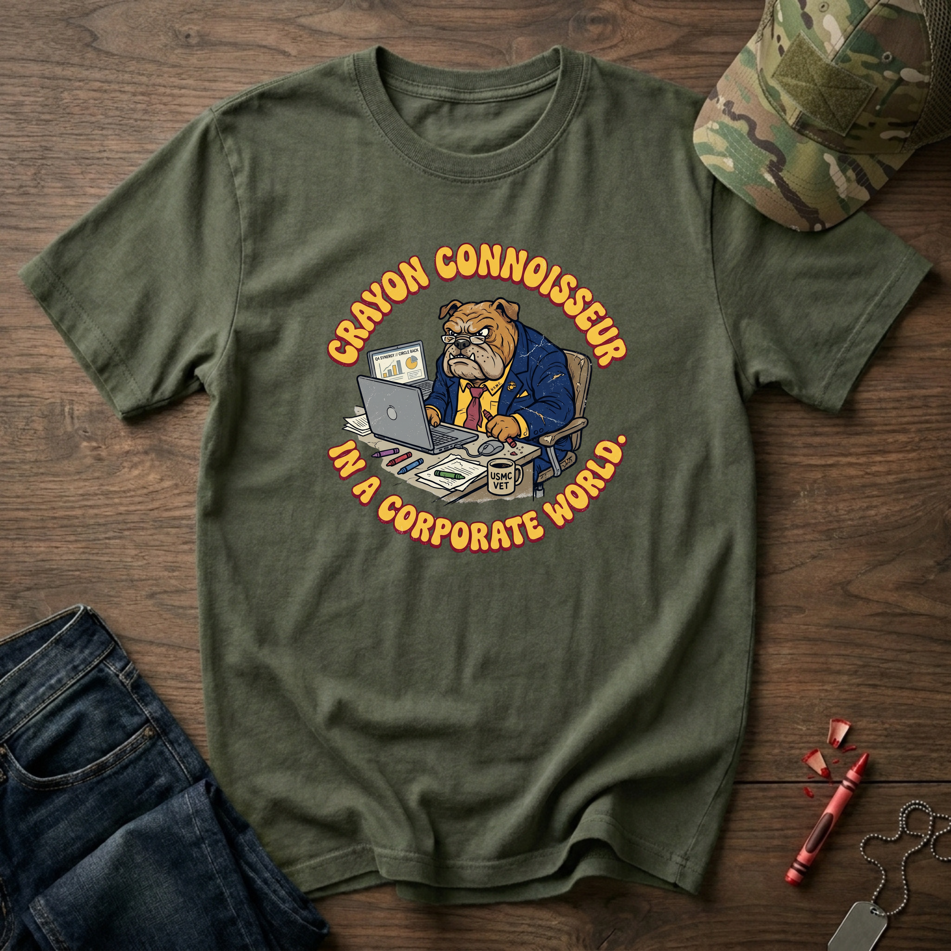 Corporate Crayons - Premium T-Shirt