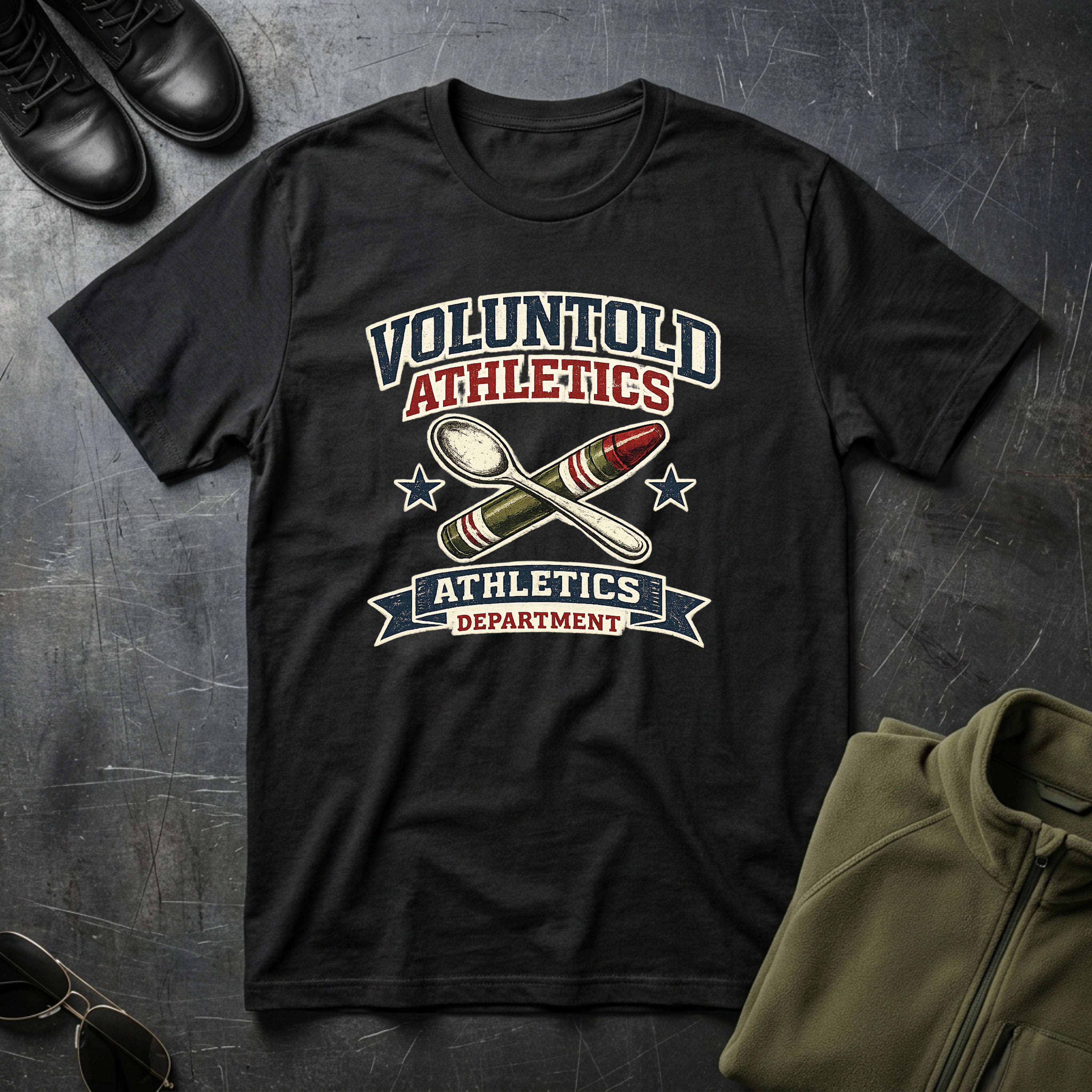 Voluntold Athletics & Spoon - Premium T-Shirt