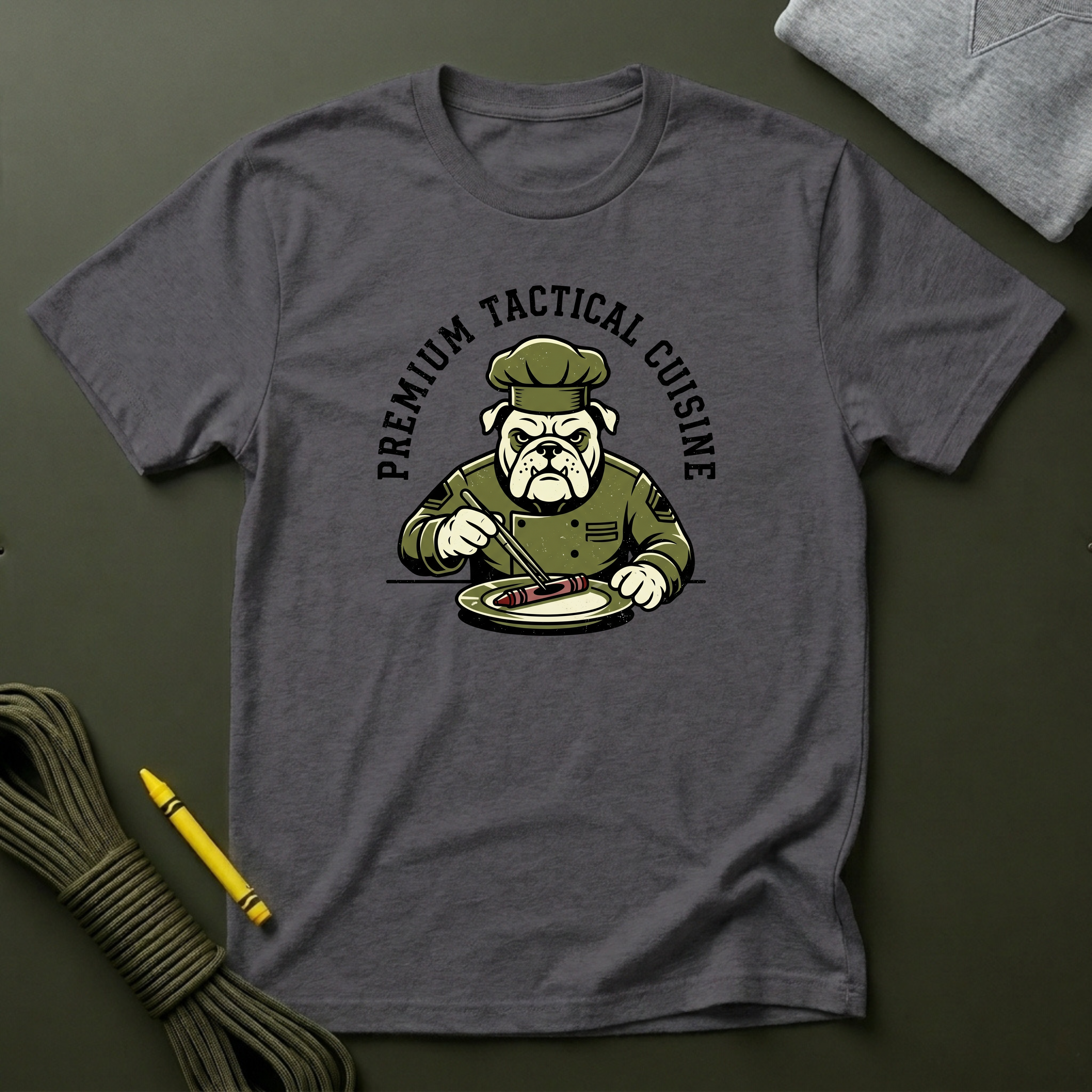 Tactical Cuisine Bulldog - Premium T-Shirt