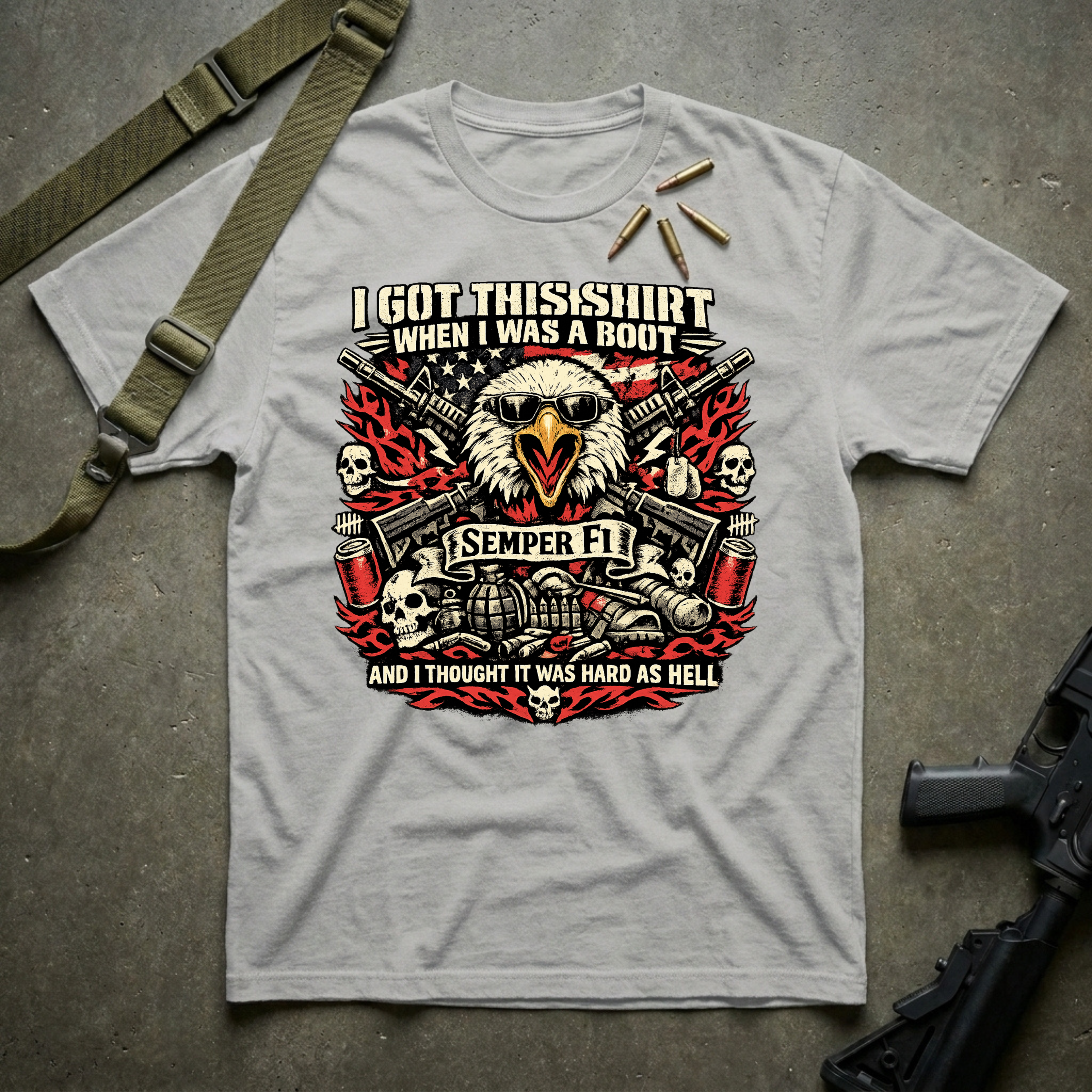 When I Was a Boot - Premium T-Shirt