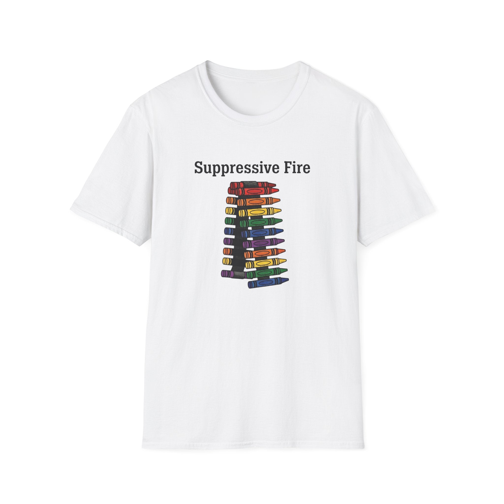 Belt Fed Crayons - Premium T-Shirt