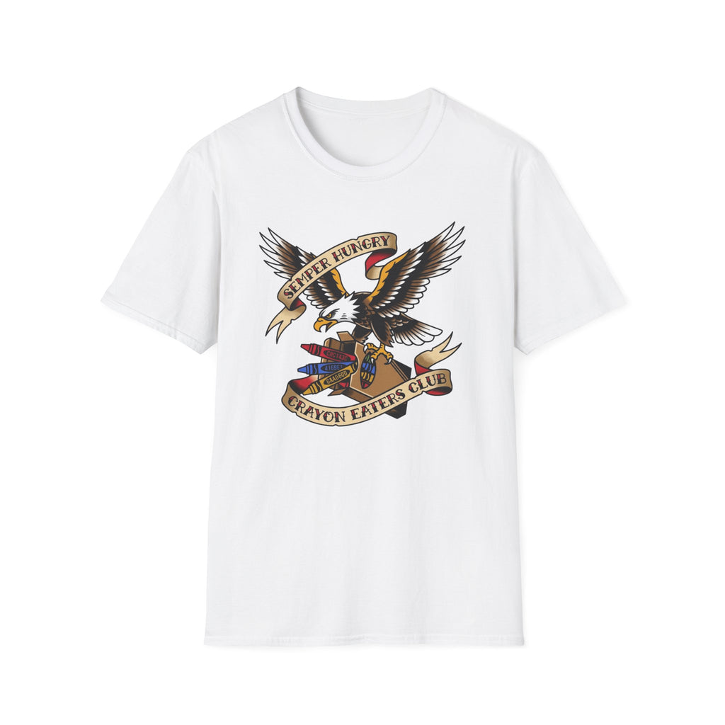 Eagle Tattoo Crayon Club - Premium T-Shirt