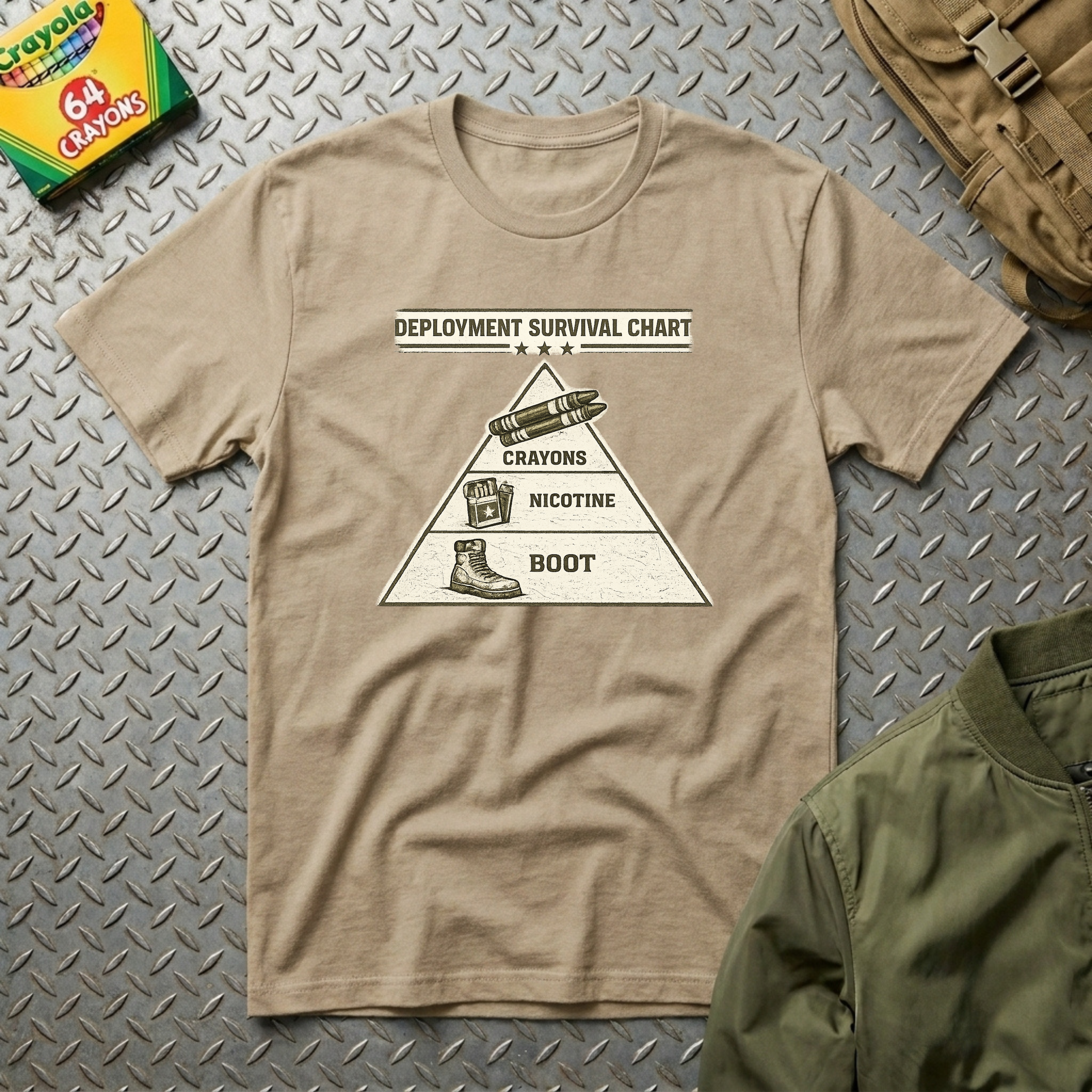 Deployment Survival Chart - Premium T-Shirt