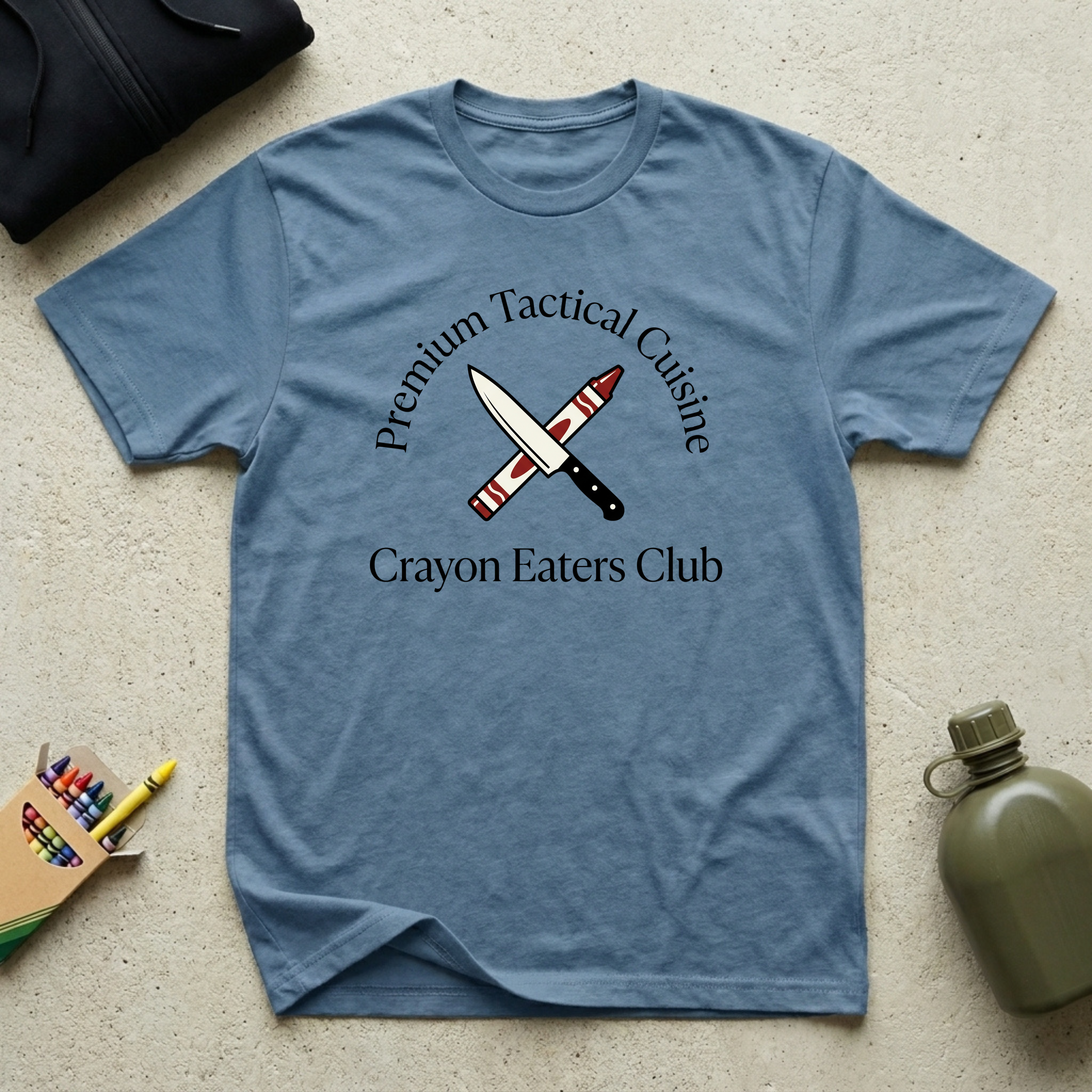 Knife & Crayon Cross Rifles - Premium T-Shirt
